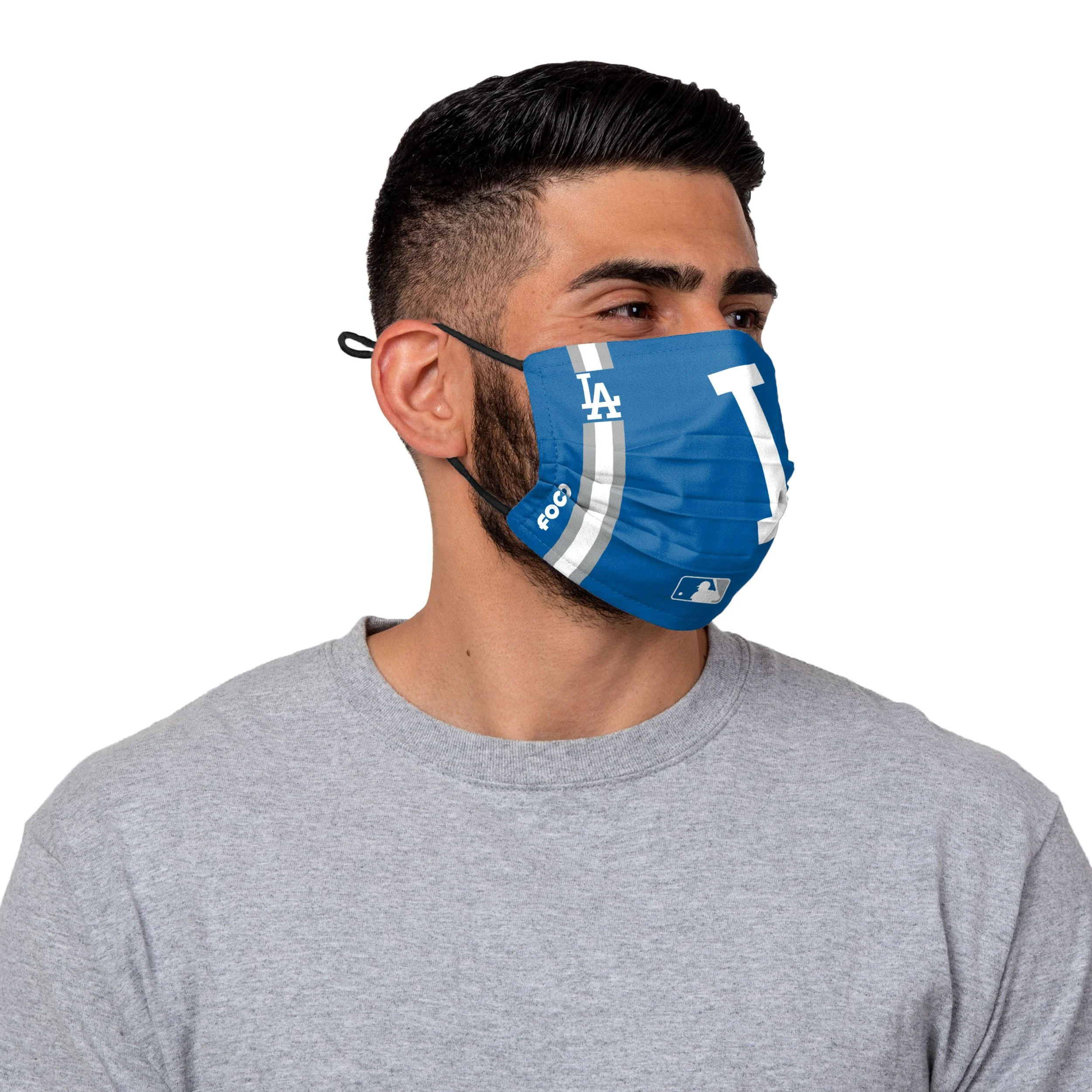 Los Angeles Dodgers MLB On-Field Adjustable Blue Face Cover - Image 2