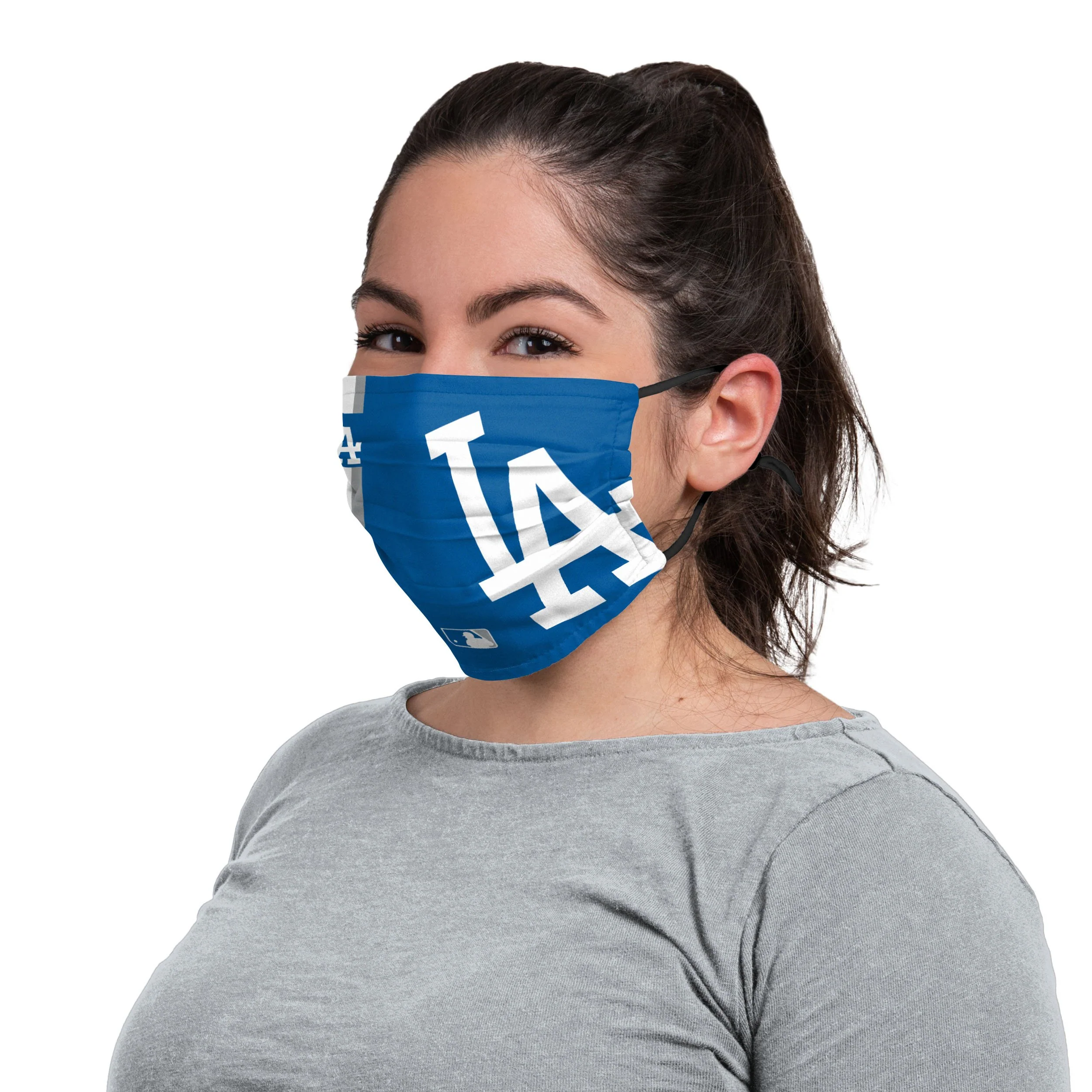 Los Angeles Dodgers MLB On-Field Adjustable Blue Face Cover - Image 3