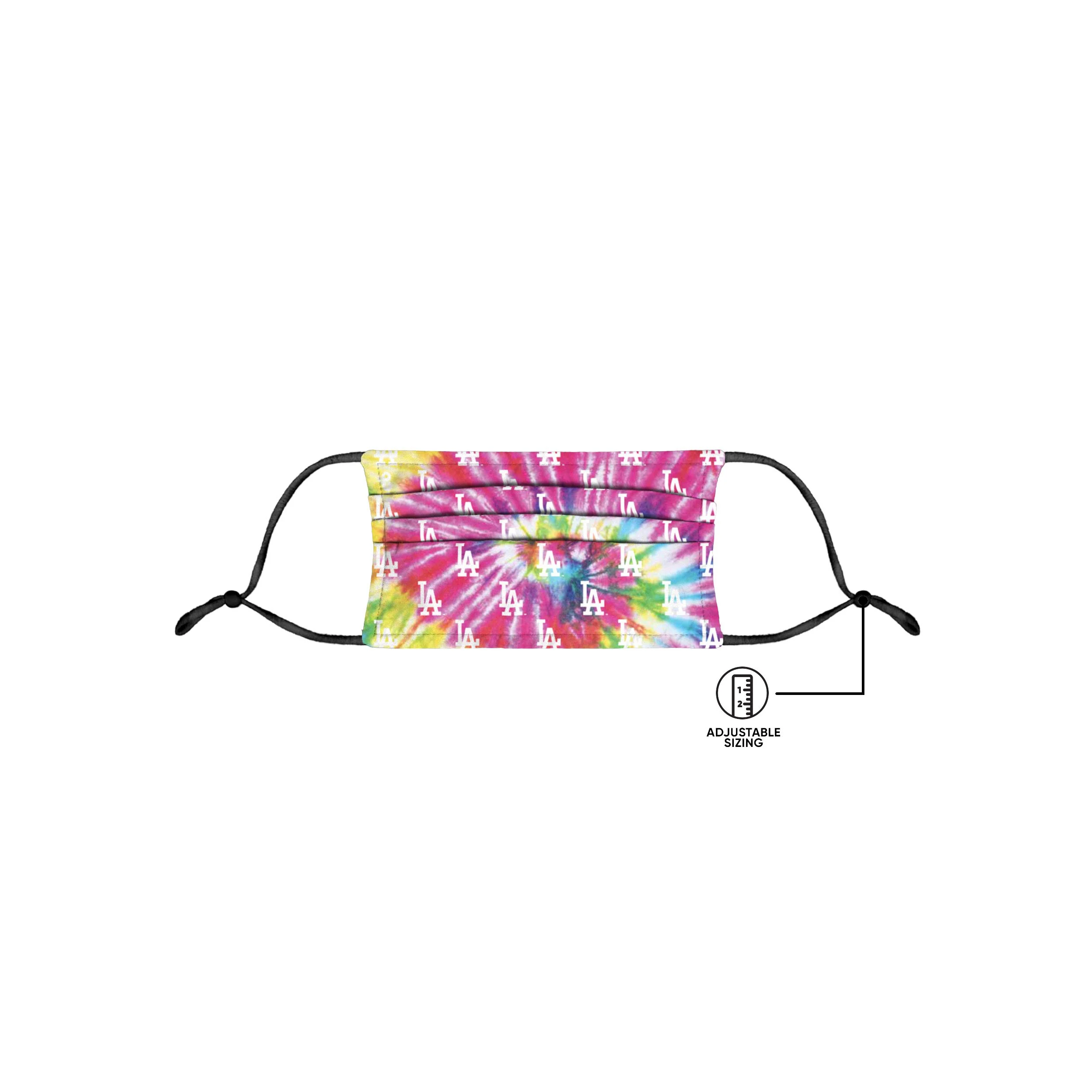 Los Angeles Dodgers MLB Pastel Tie-Dye Adjustable Face Cover - Image 5