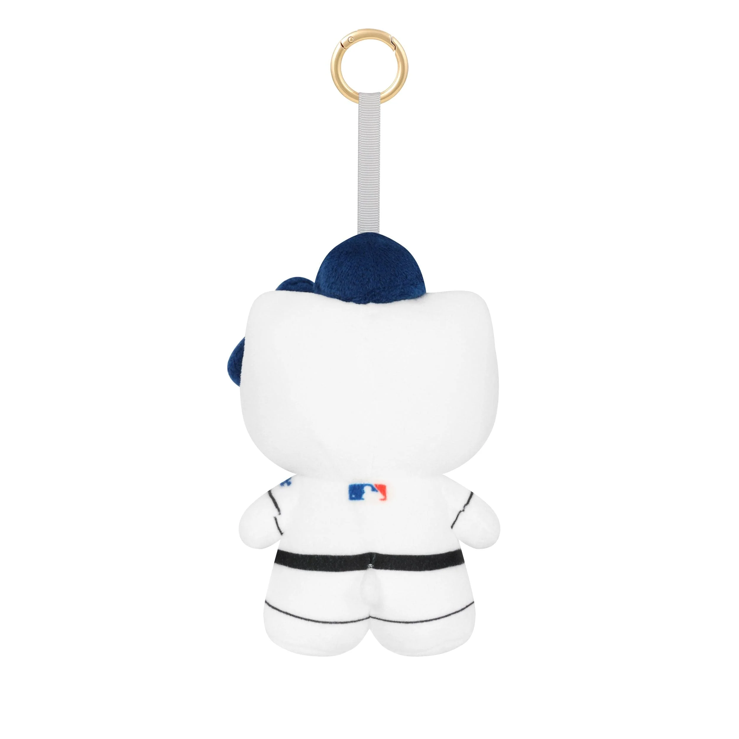 Los Angeles Dodgers MLB Plush Hello Kitty® Bag Charm Keychain (PREORDER - SHIPS LATE JUNE) - Image 2