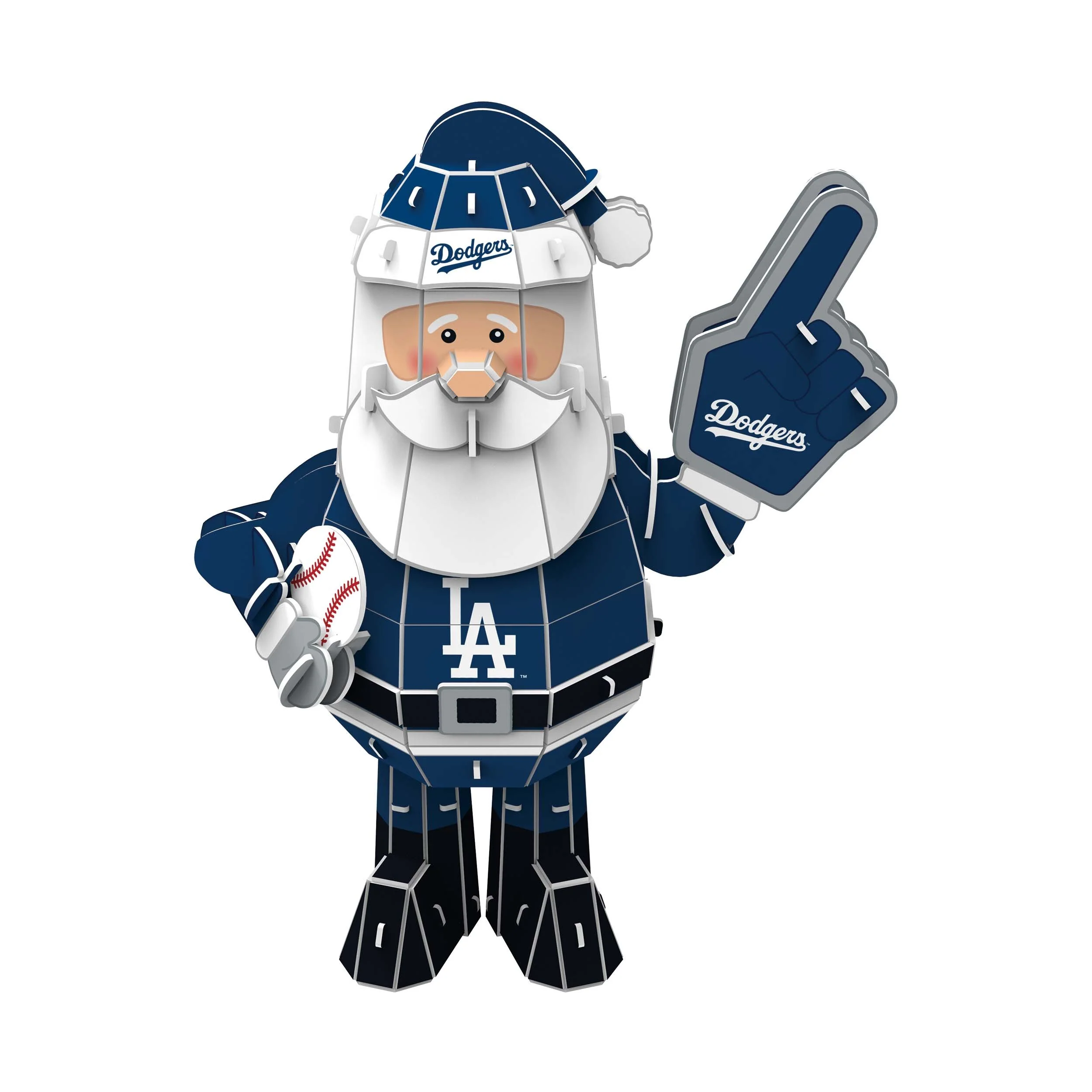 Los Angeles Dodgers MLB PZLZ Santa - Image 2
