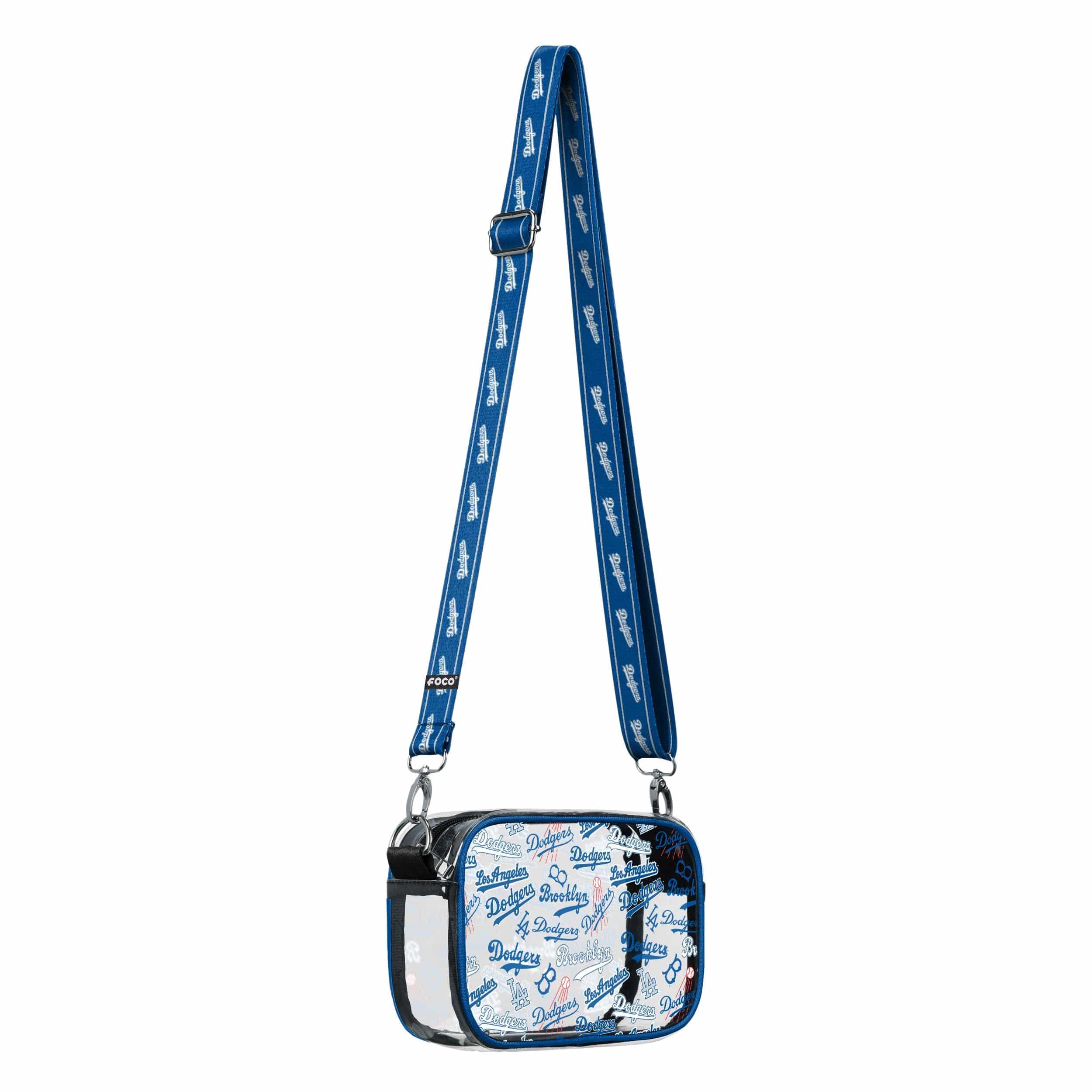 Los Angeles Dodgers MLB Repeat Retro Print Clear Crossbody Bag - Image 2