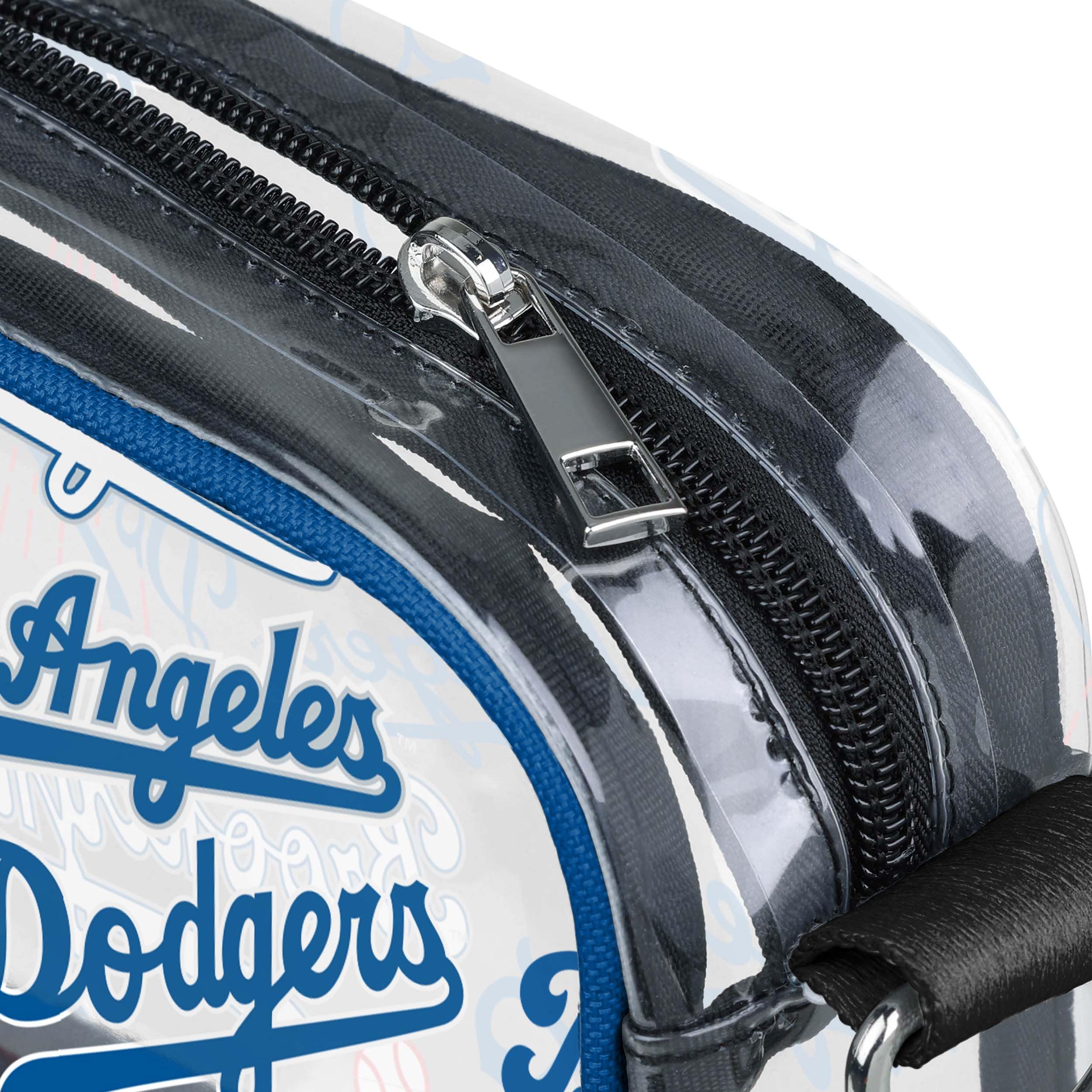 Los Angeles Dodgers MLB Repeat Retro Print Clear Crossbody Bag - Image 4