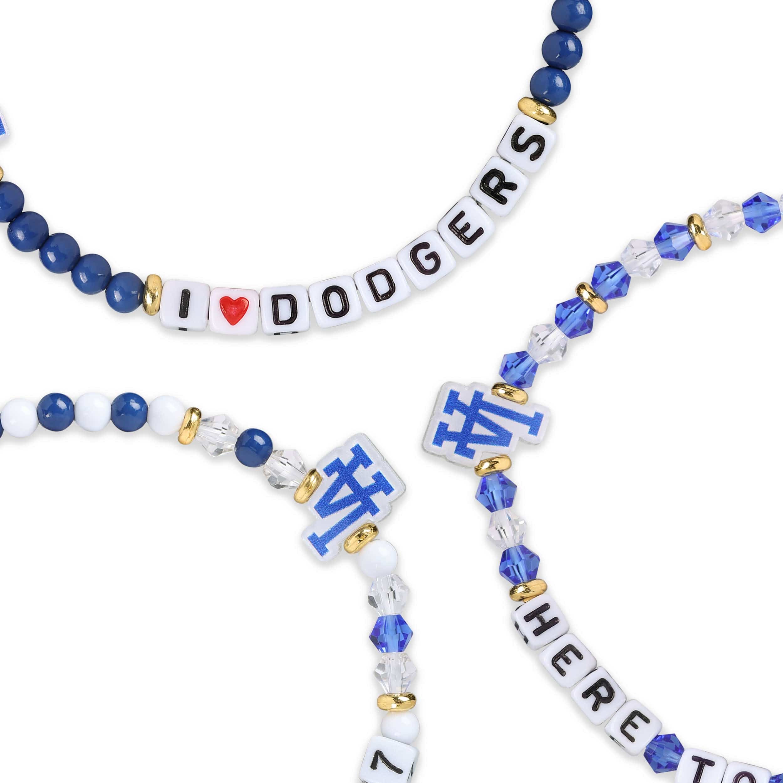 Los Angeles Dodgers MLB Shohei Ohtani 3 Pack Player Friendship Bracelet - Image 2