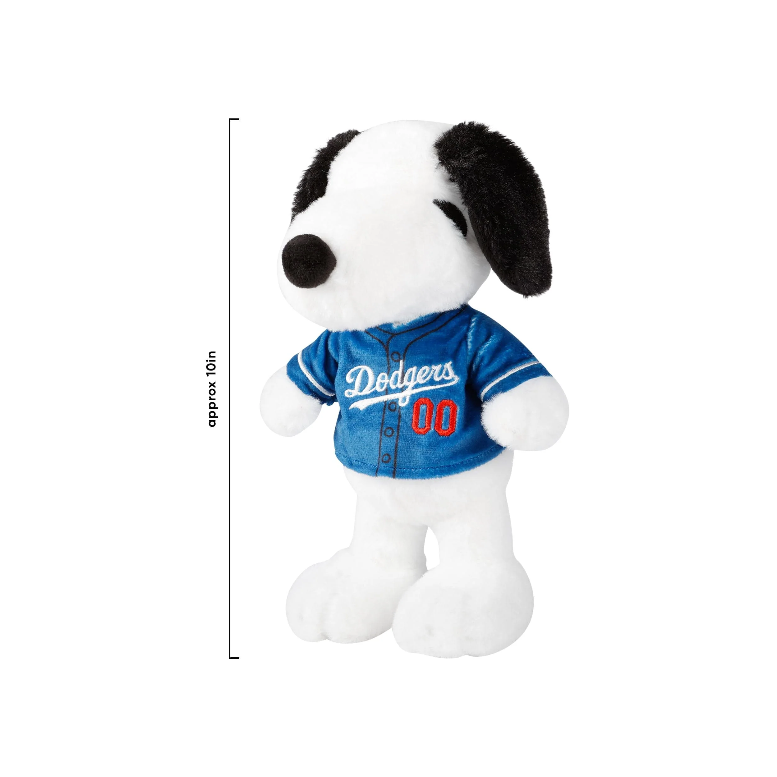 Los Angeles Dodgers MLB Snoopy Peanuts Team Jersey Plush - Image 2