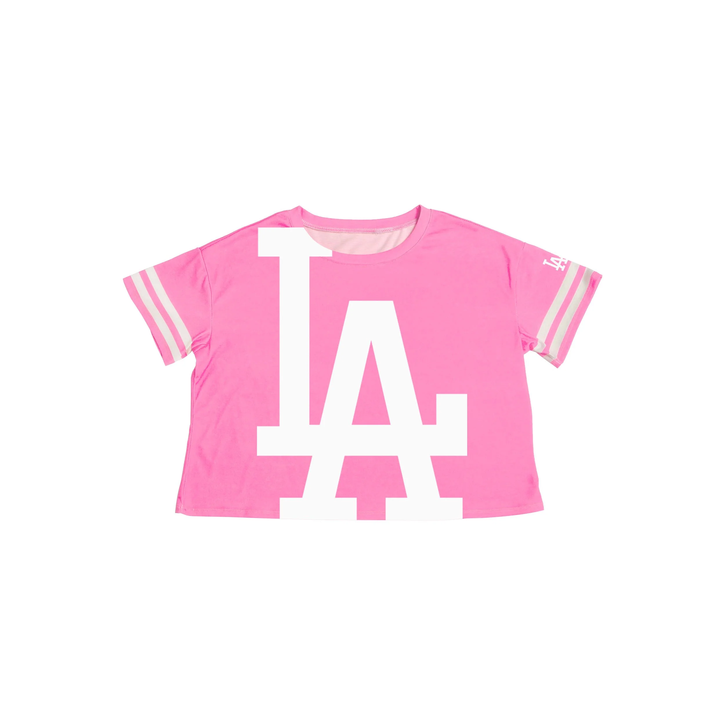 Los Angeles Dodgers MLB Womens Highlights Crop Top - Image 4