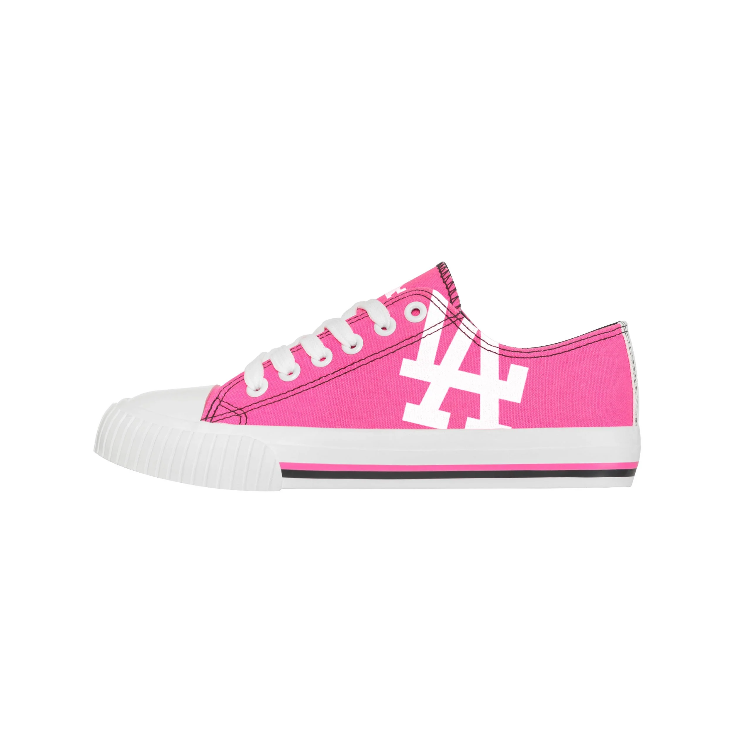 Los Angeles Dodgers MLB Womens Highlights Low Top Canvas Shoe - Image 2