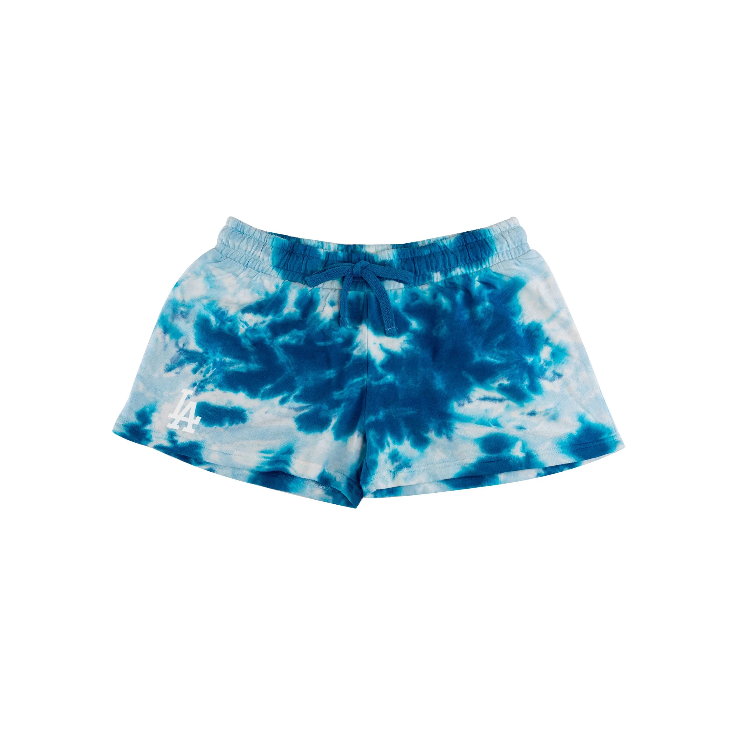 Los Angeles Dodgers MLB Womens Tie-Dye Rush Lounge Shorts - Image 3