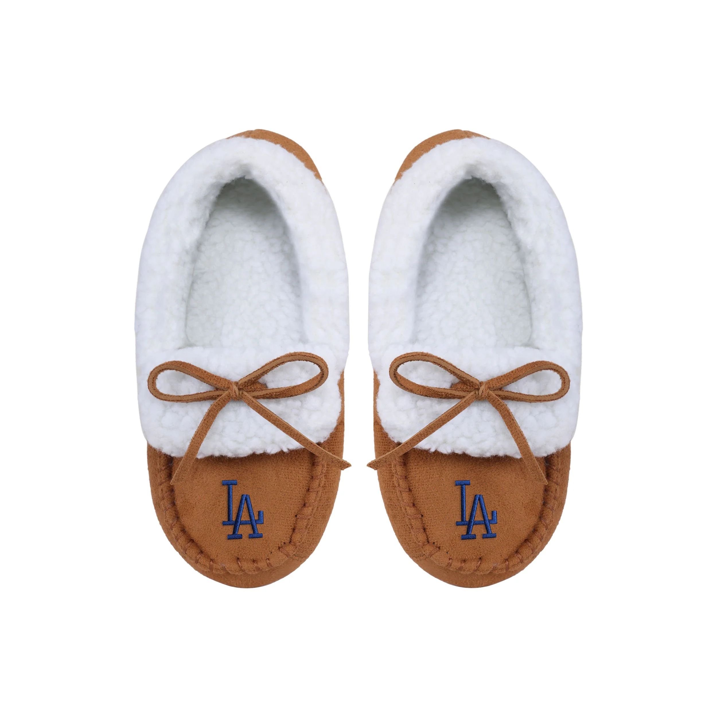 Los Angeles Dodgers MLB Youth Moccasin Slippers - Image 4