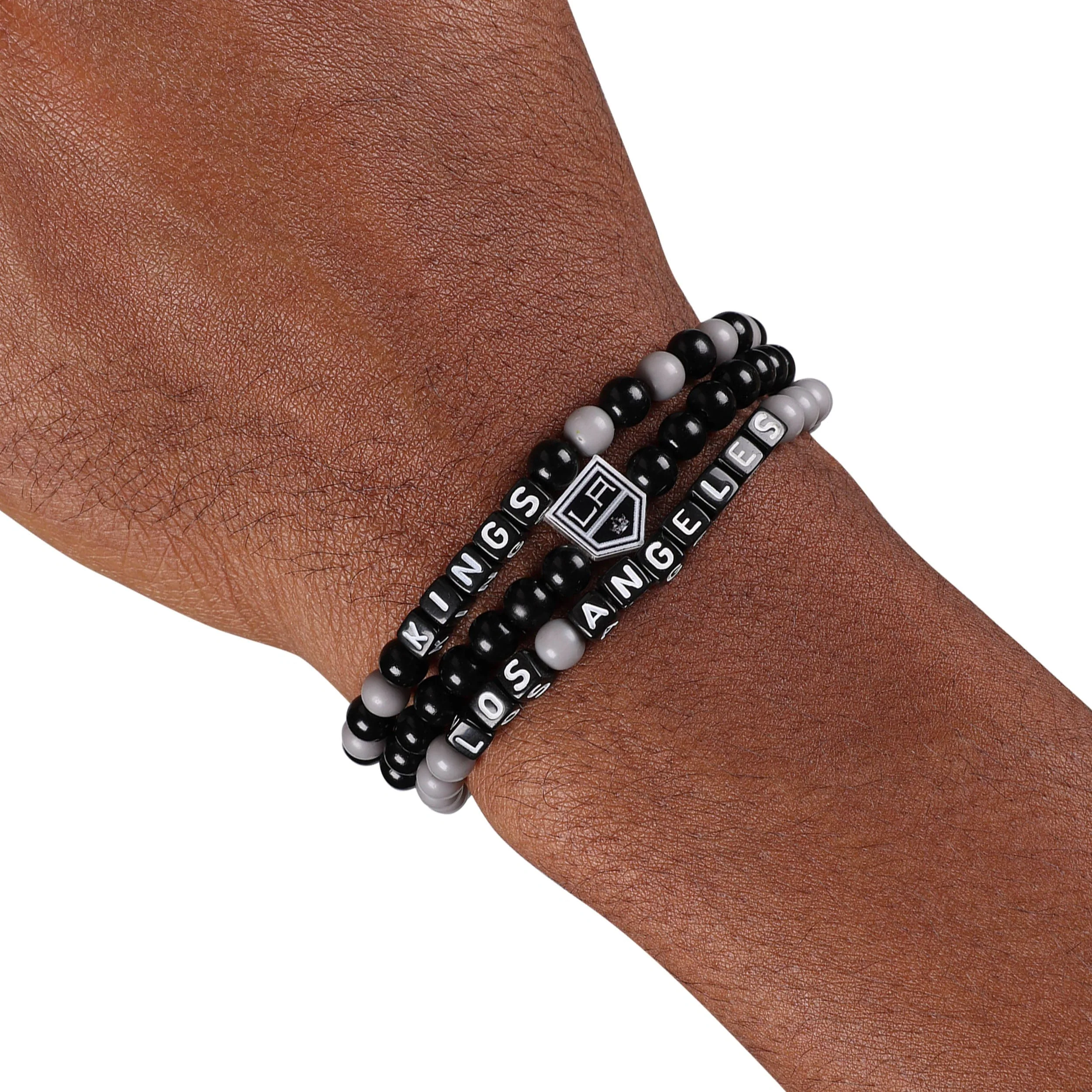 Los Angeles Kings NHL 3 Pack Beaded Friendship Bracelet - Image 4