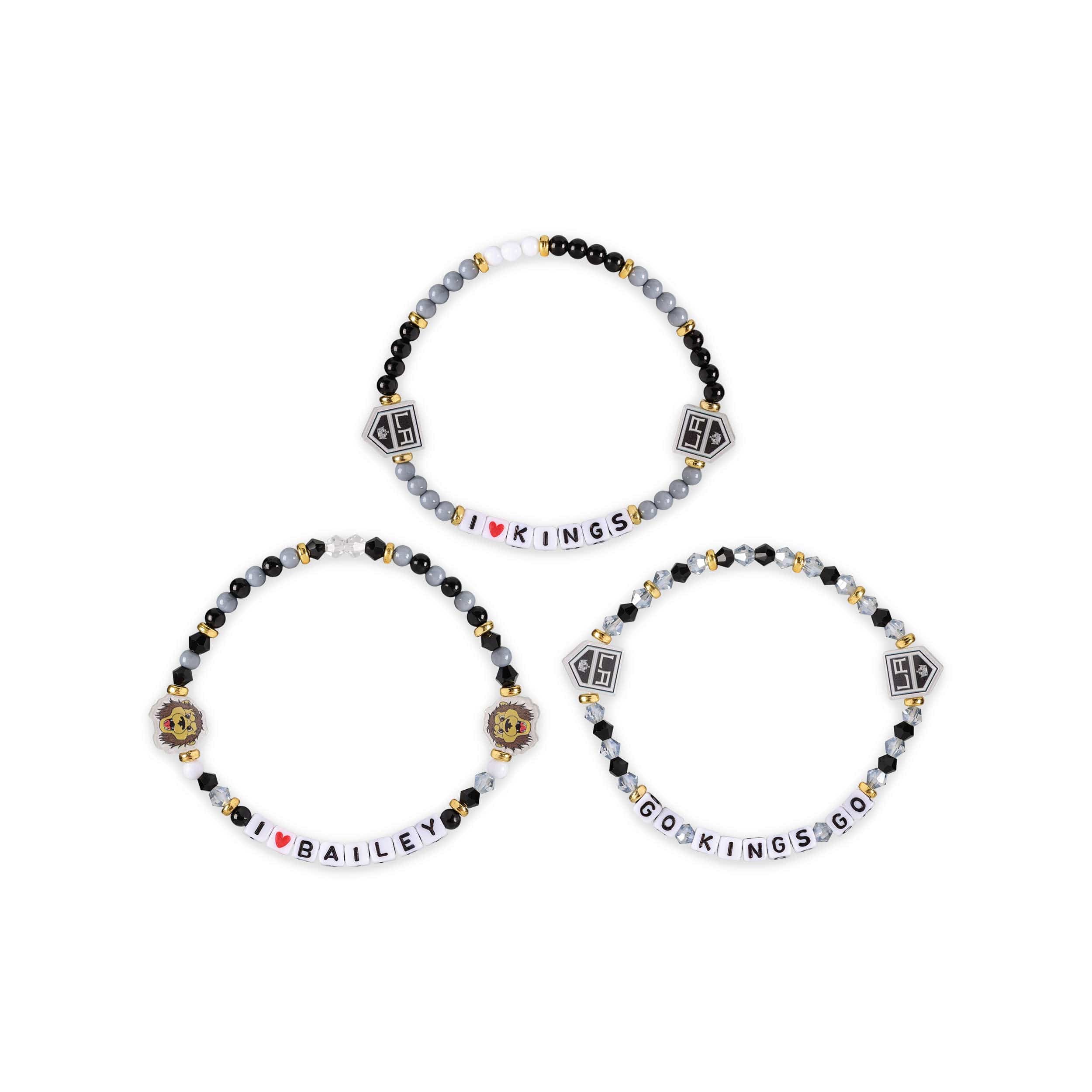 Los Angeles Kings NHL 3 Pack Friendship Bracelet - Image 3