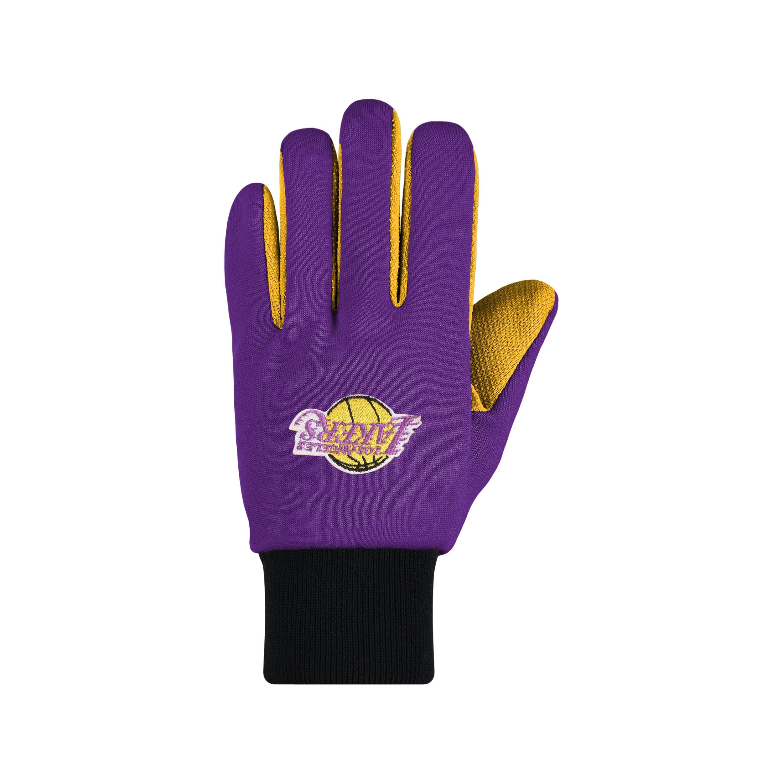 Los Angeles Lakers NBA Colored Palm Utility Gloves - Image 2
