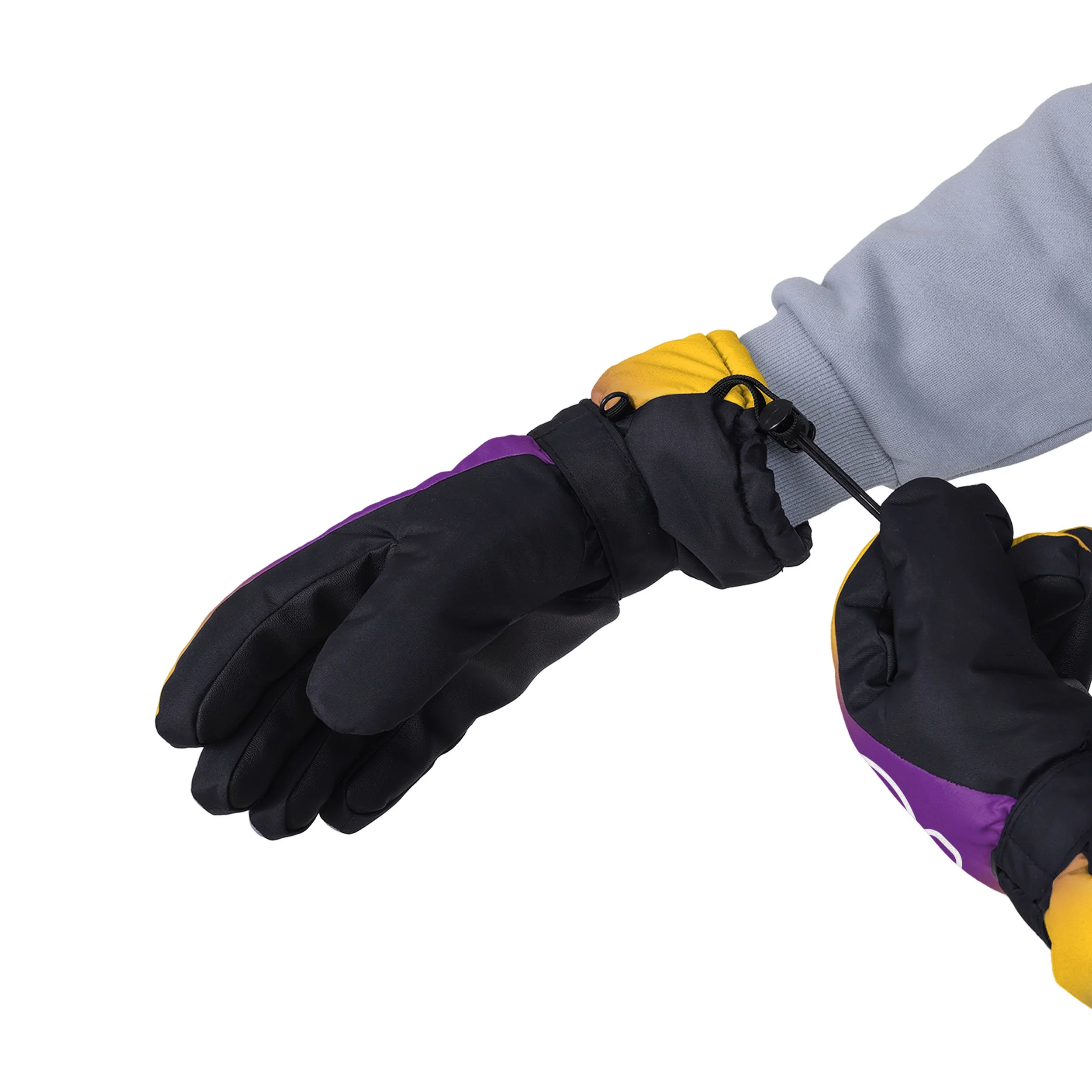 Los Angeles Lakers NBA Gradient Big Logo Insulated Gloves - Image 3