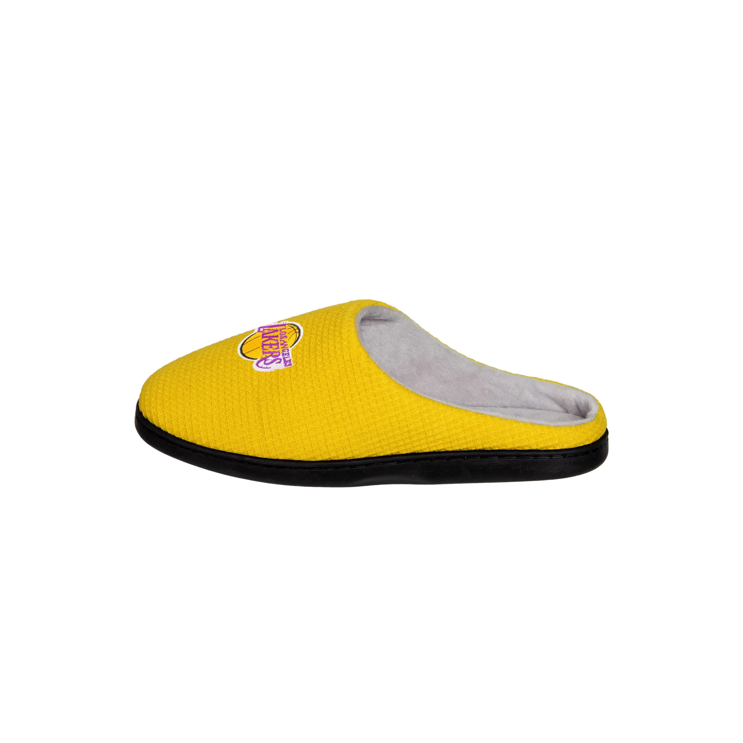Los Angeles Lakers NBA Mens Memory Foam Slide Slippers - Image 4