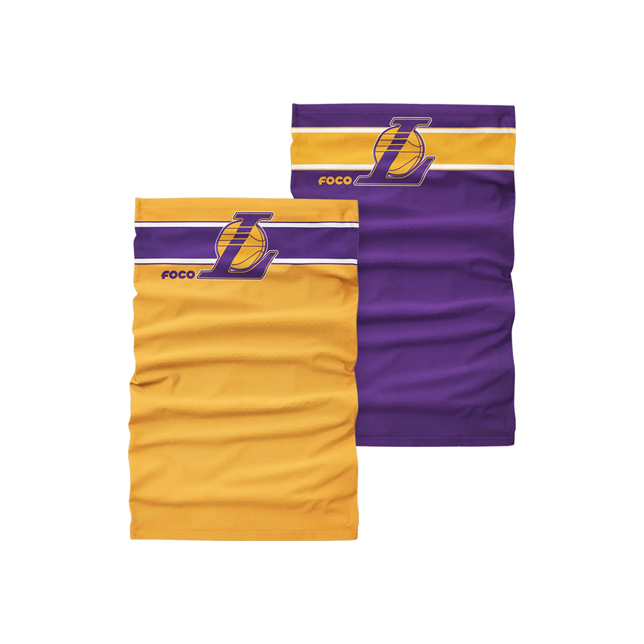Los Angeles Lakers NBA Stitched 2 Pack Gaiter Scarf - Image 2
