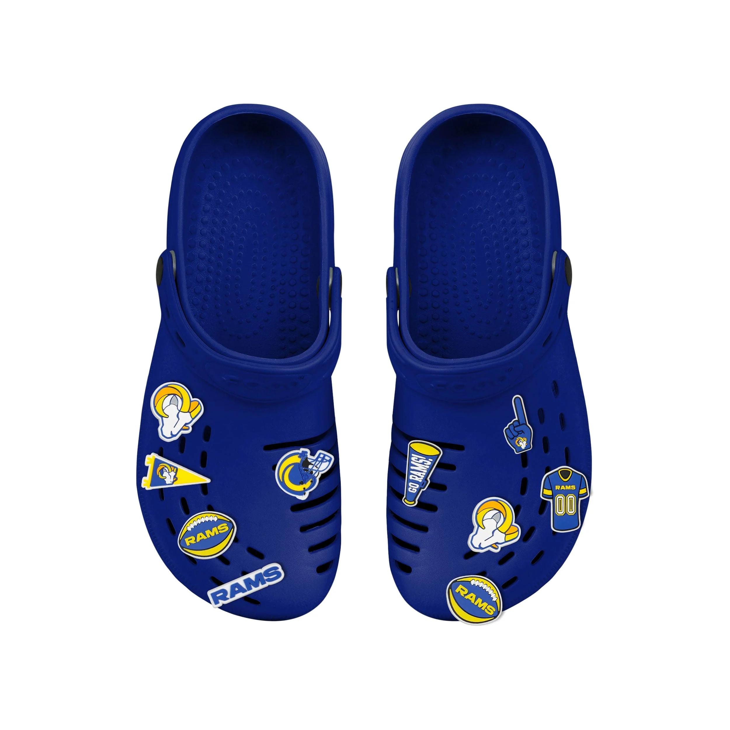 Los Angeles Rams NFL 10 Pack Team Clog Charms - Image 4