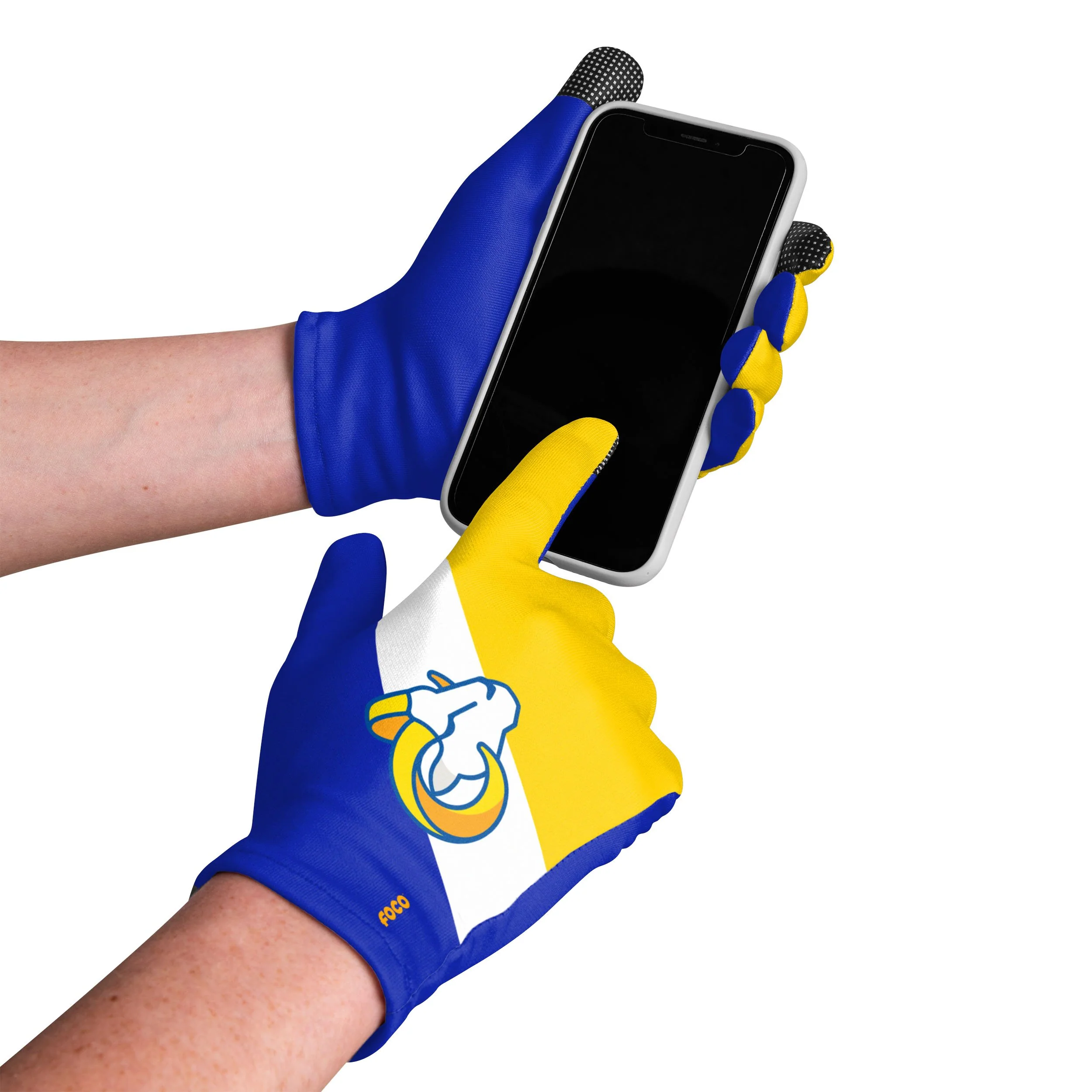 Los Angeles Rams NFL 2 Pack Reusable Stretch Gloves - Image 2