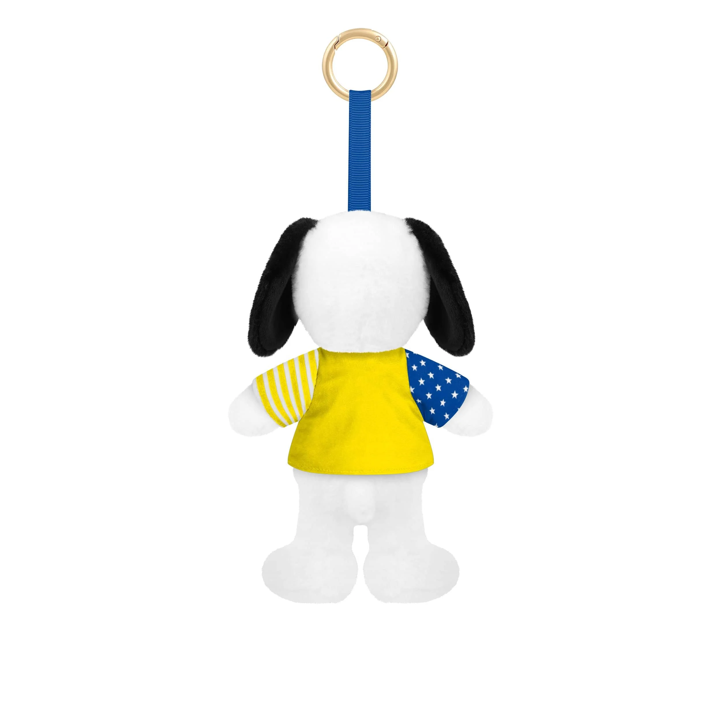 Los Angeles Rams NFL Americana Plush Snoopy Peanuts Bag Charm Keychain - Image 2