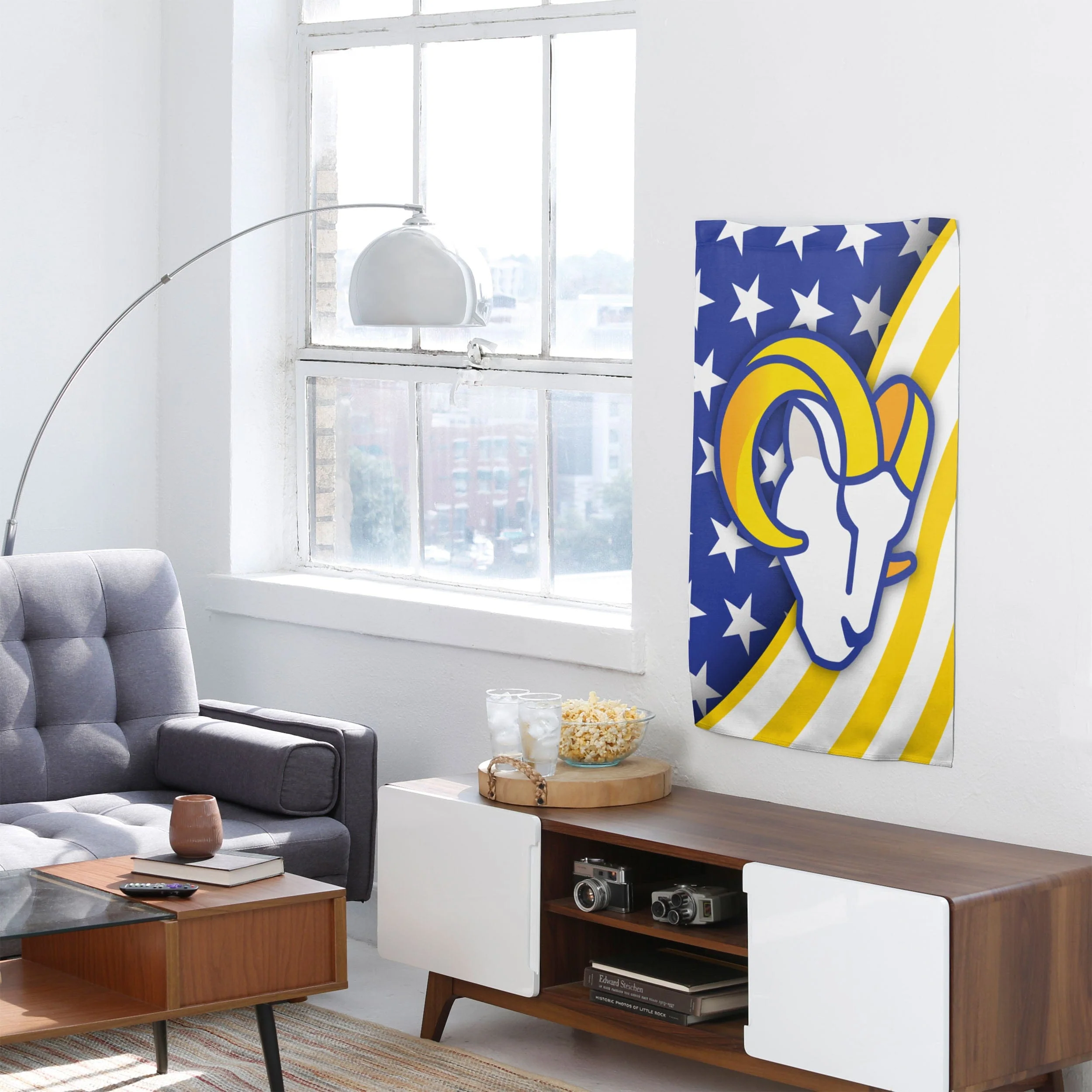 Los Angeles Rams NFL Americana Vertical Flag - Image 4