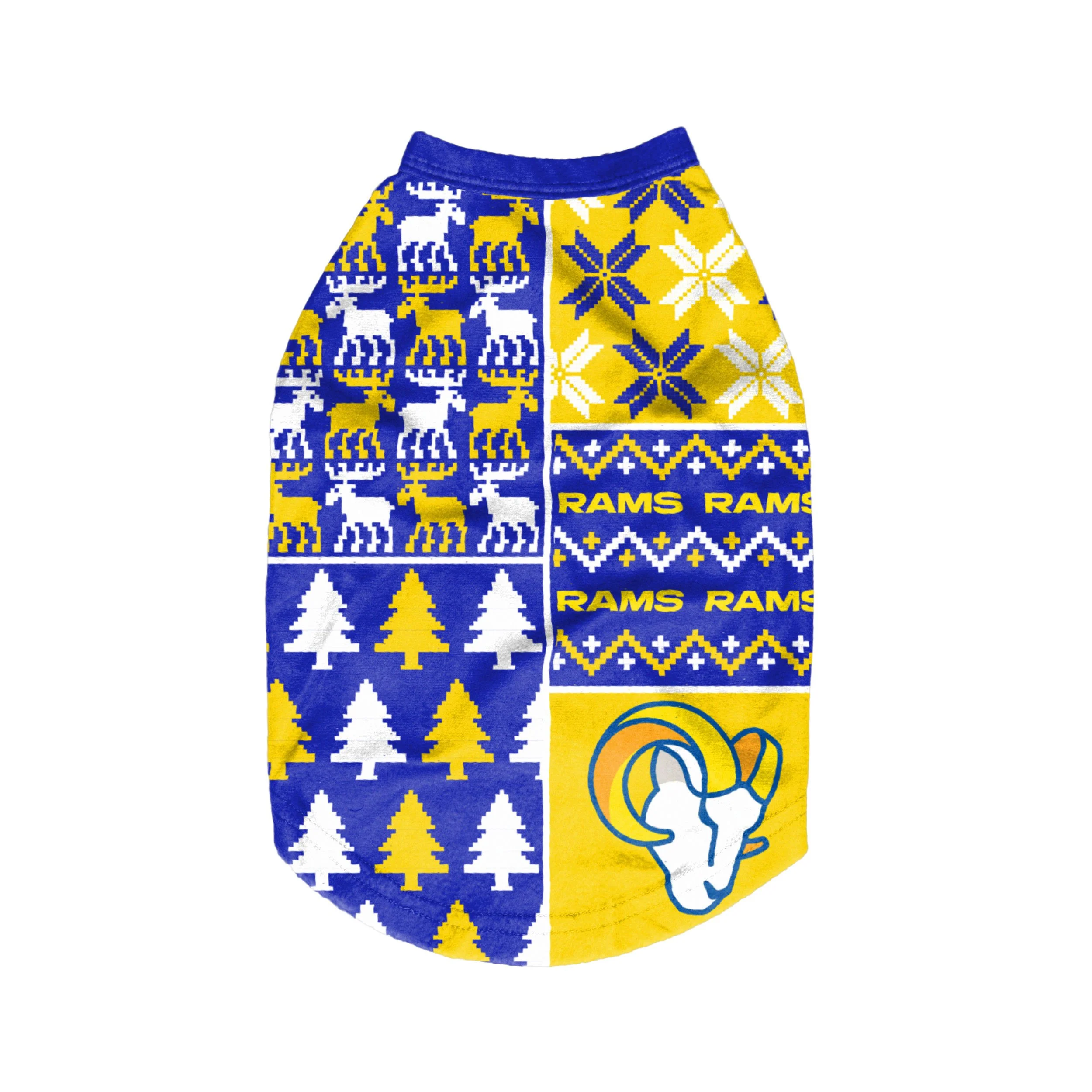 Los Angeles Rams NFL Busy Block Dog Sweater - Image 2