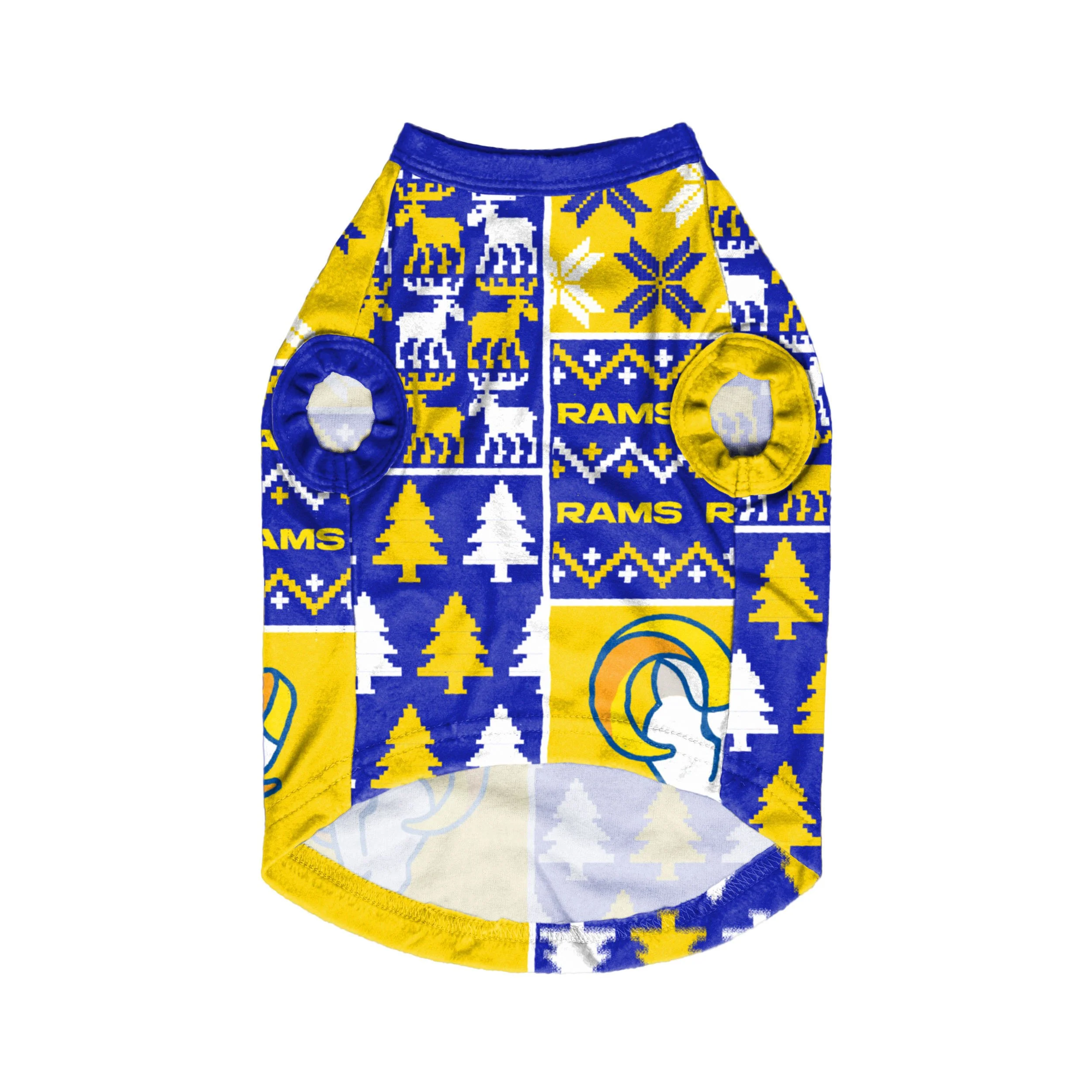 Los Angeles Rams NFL Busy Block Dog Sweater - Image 3
