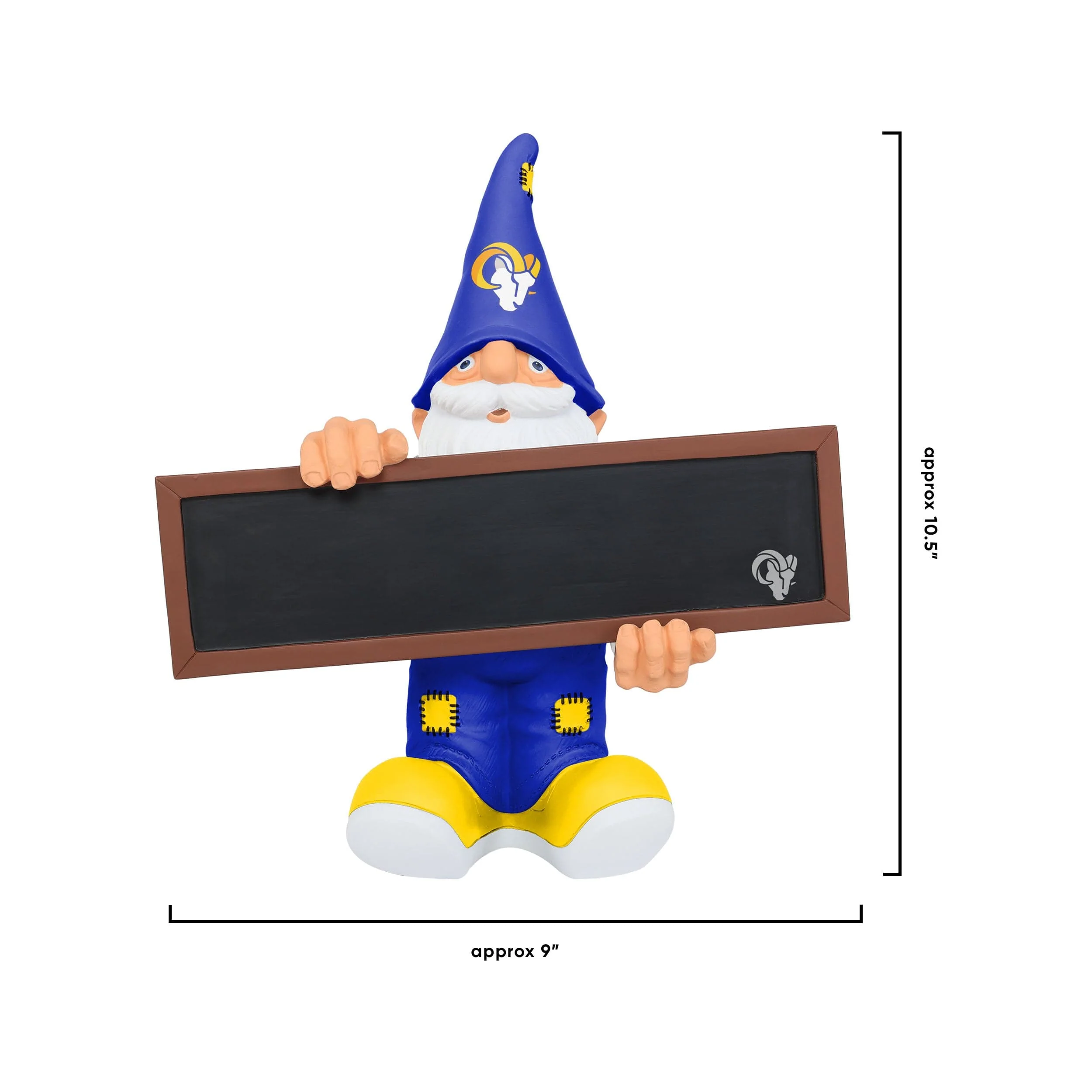 Los Angeles Rams NFL Chalkboard Sign Gnome - Image 4