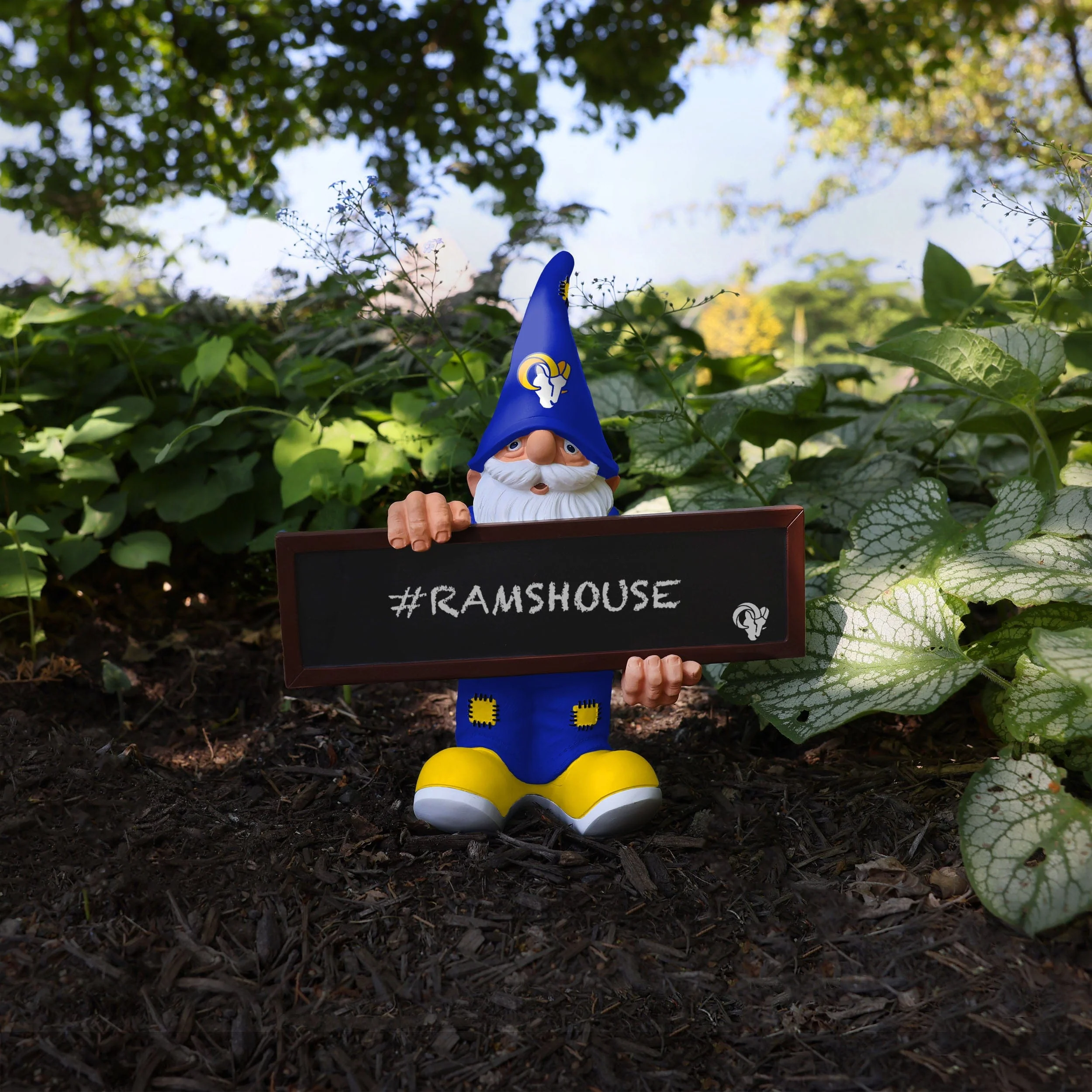 Los Angeles Rams NFL Chalkboard Sign Gnome - Image 5