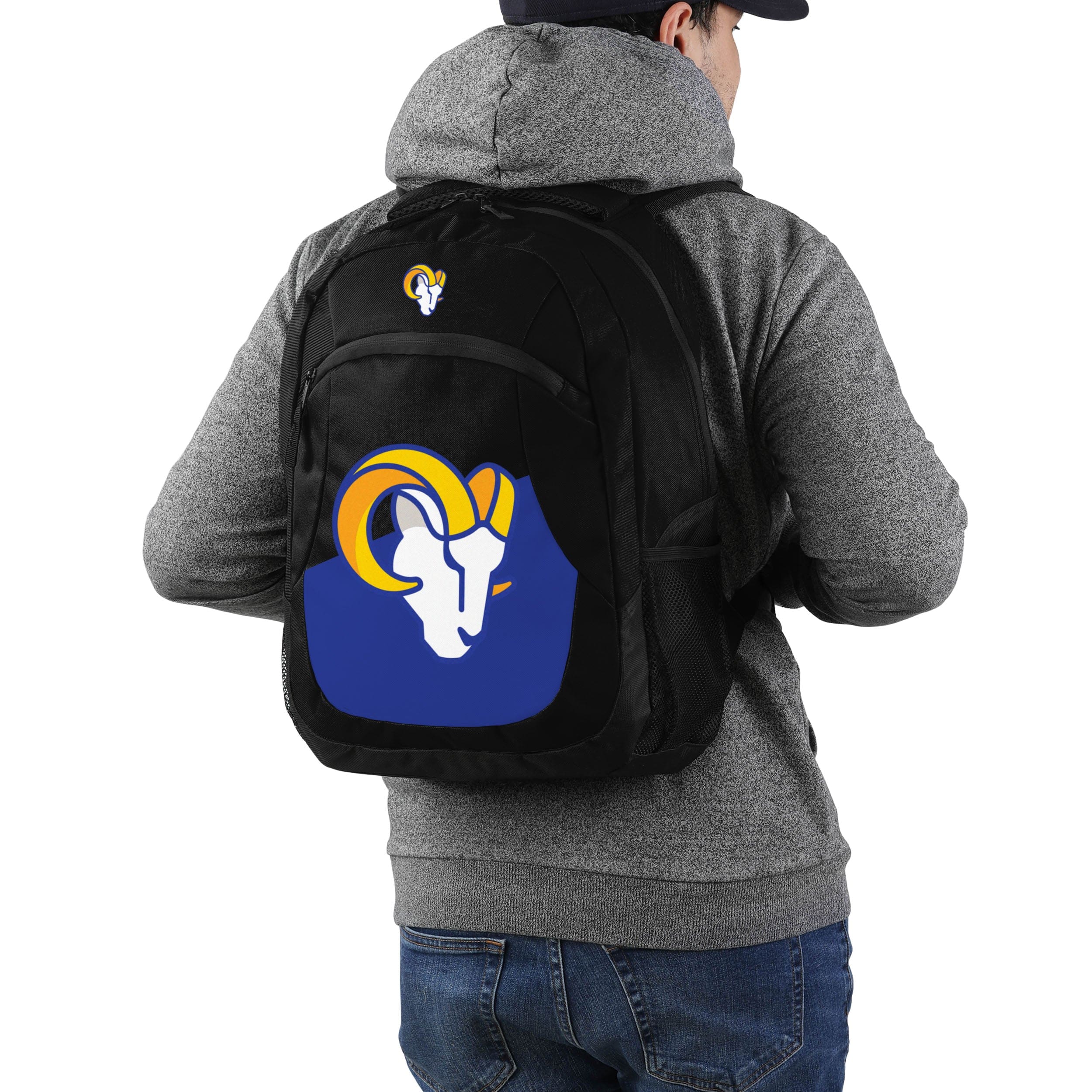Los Angeles Rams NFL Colorblock Action Backpack - Image 5