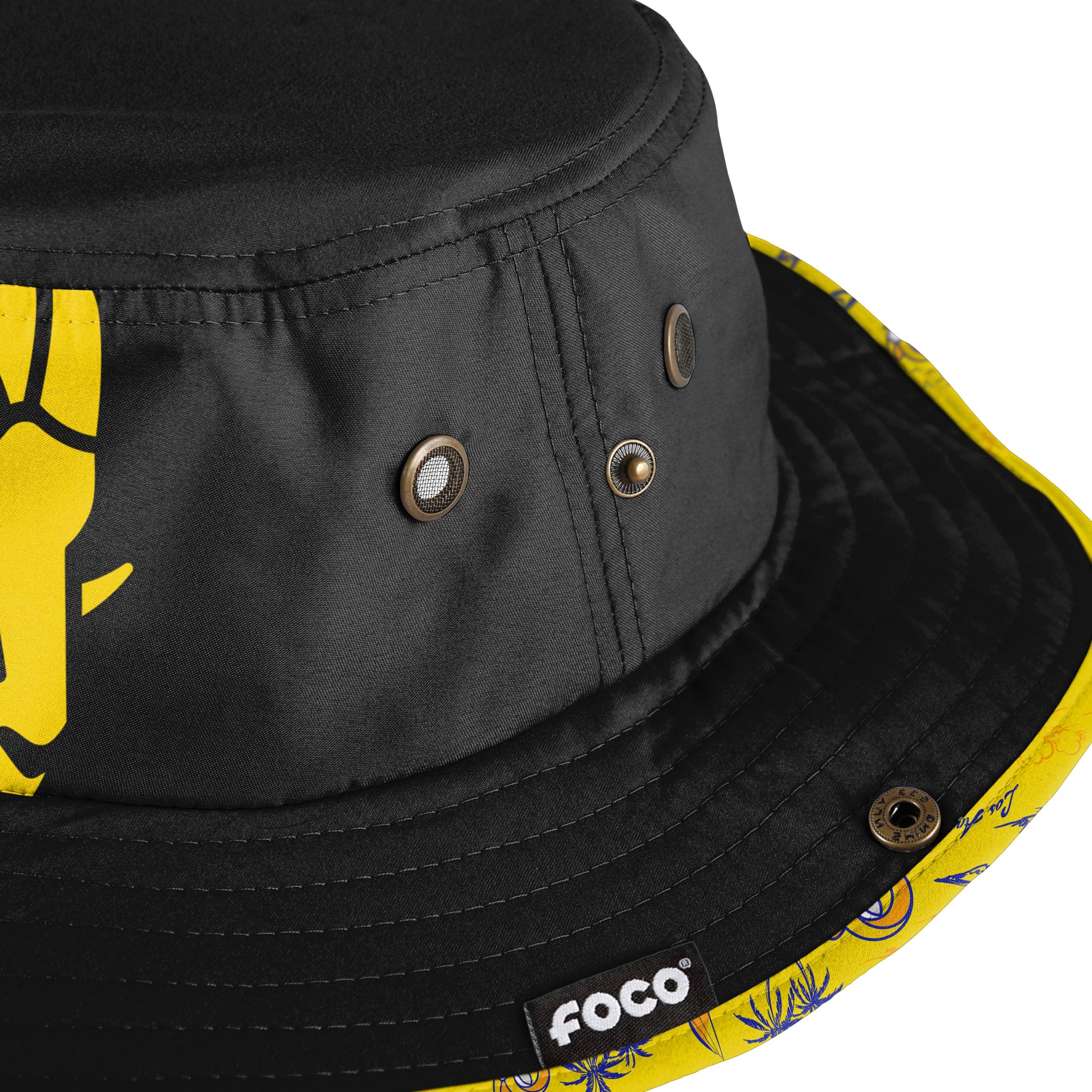 Los Angeles Rams NFL Cropped Big Logo Hybrid Boonie Hat - Image 4