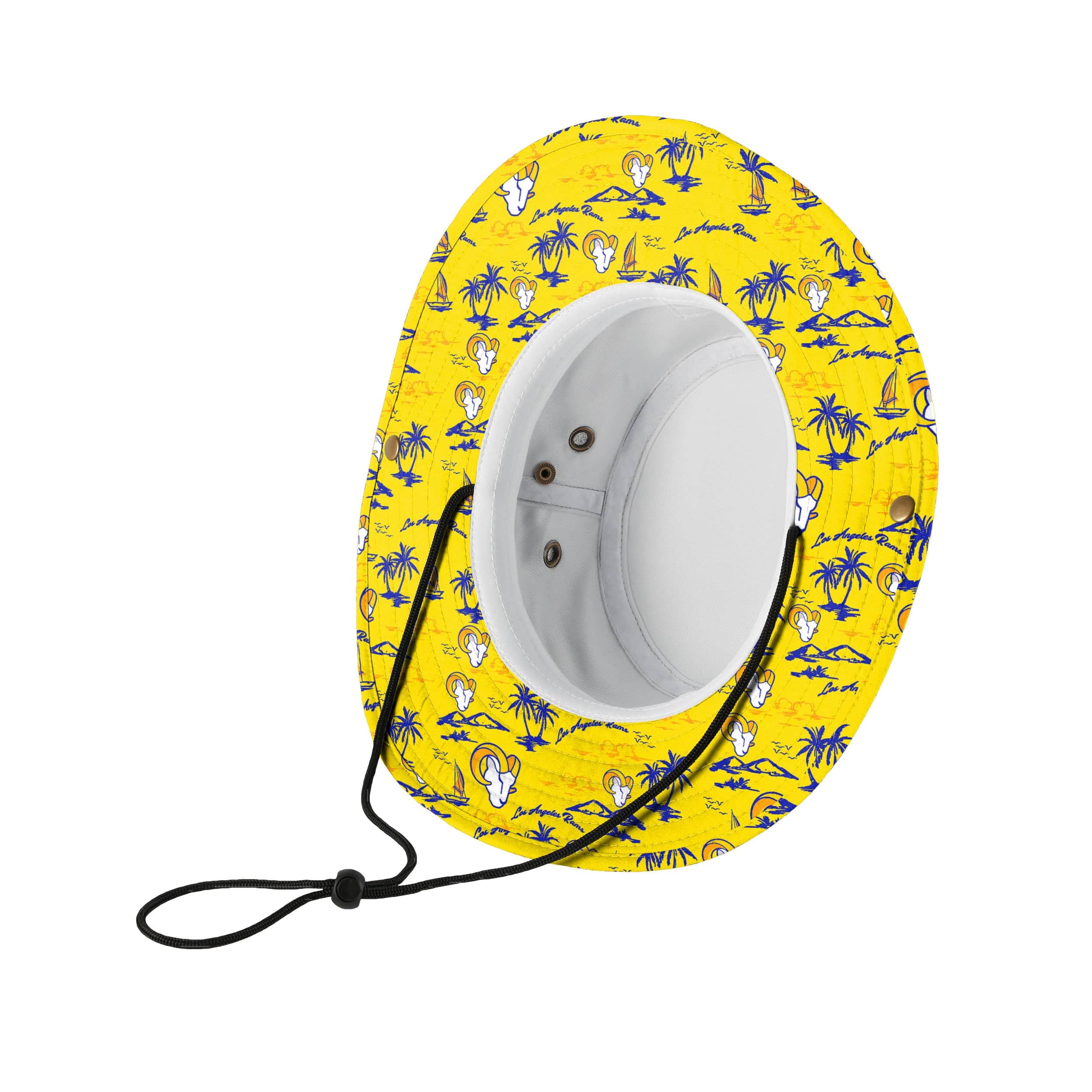 Los Angeles Rams NFL Cropped Big Logo Hybrid Boonie Hat - Image 5