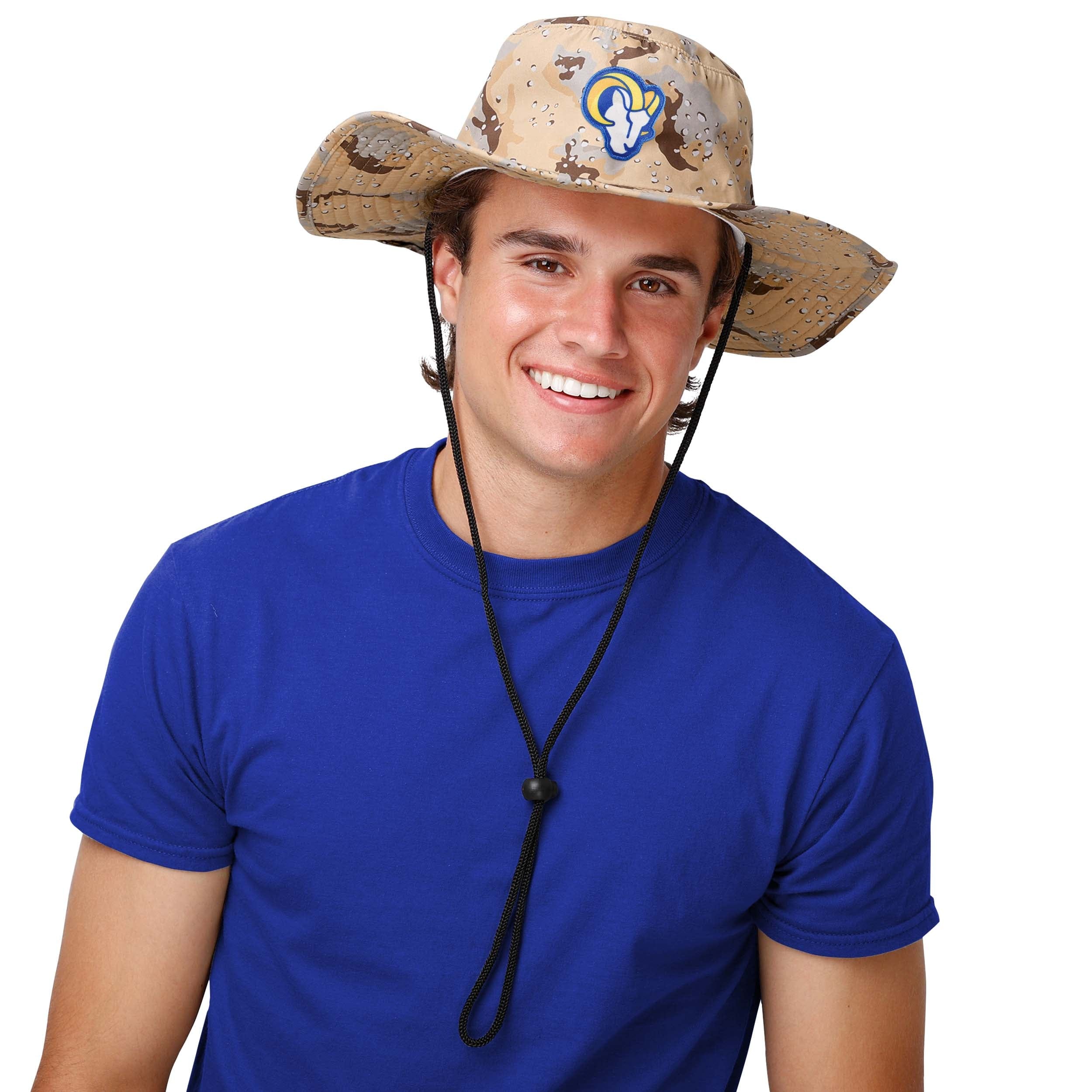 Los Angeles Rams NFL Dark Desert Camo Boonie Hat - Image 2