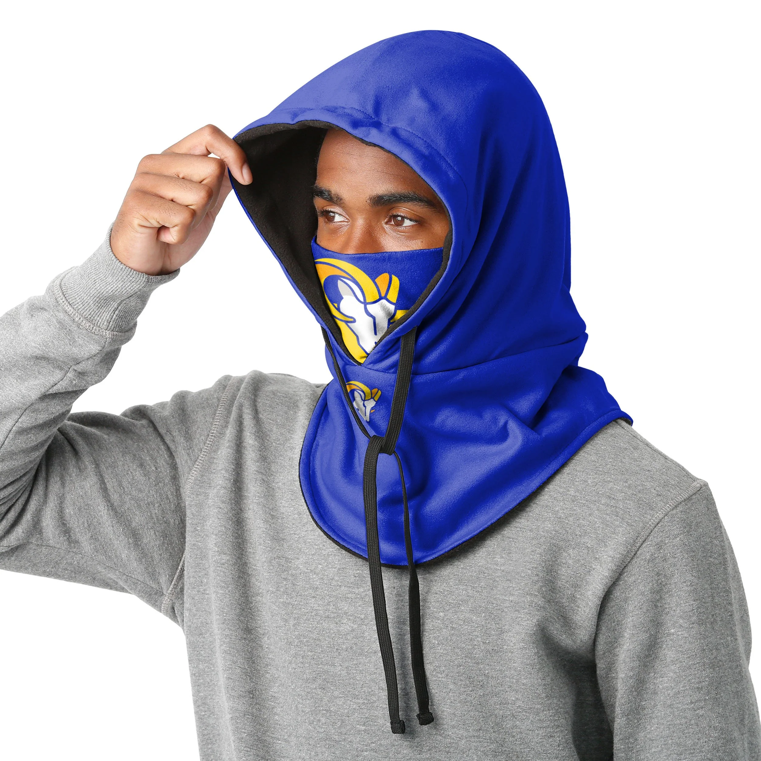 Los Angeles Rams NFL Drawstring Hooded Gaiter - - Image 3