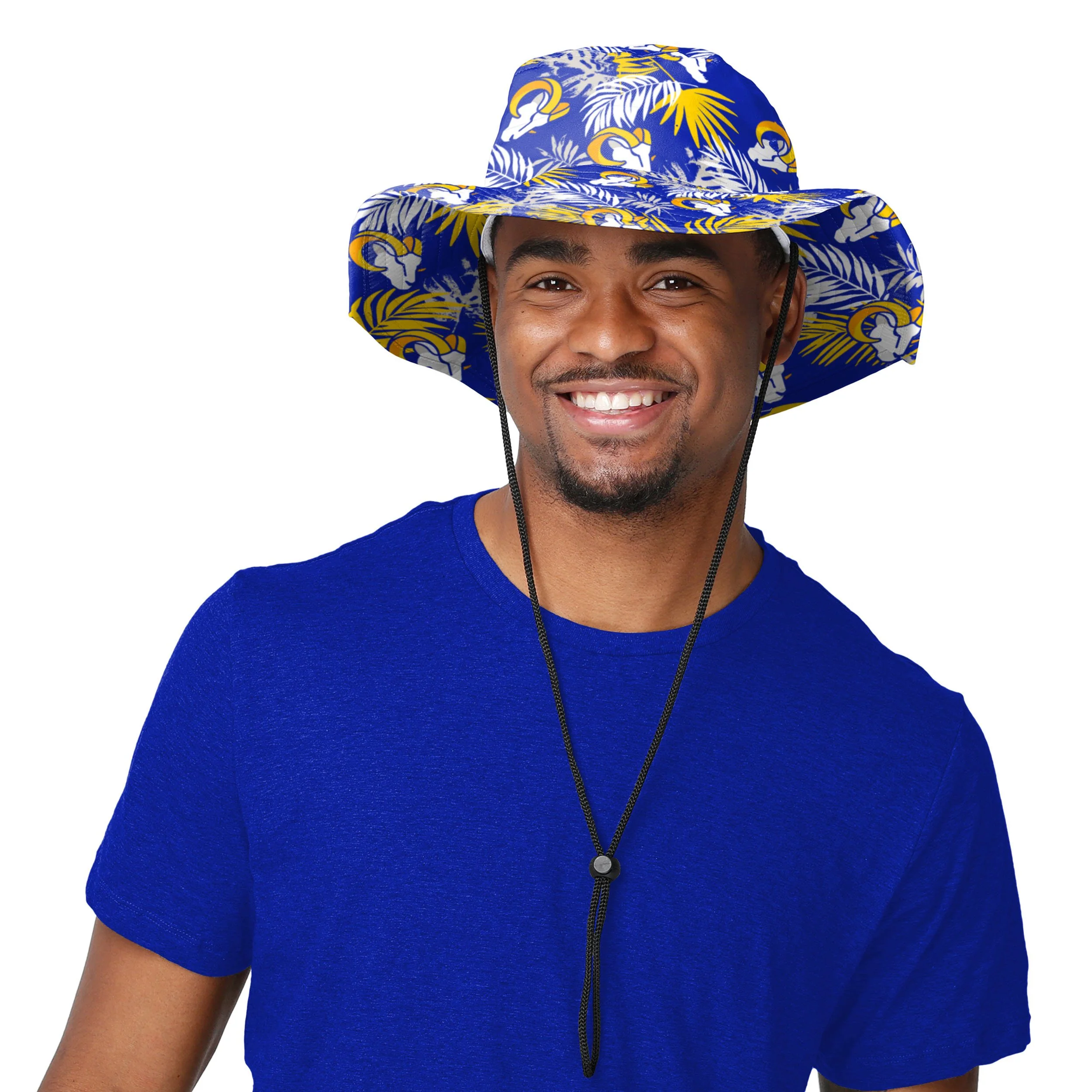 Los Angeles Rams NFL Floral Boonie Hat - Image 2
