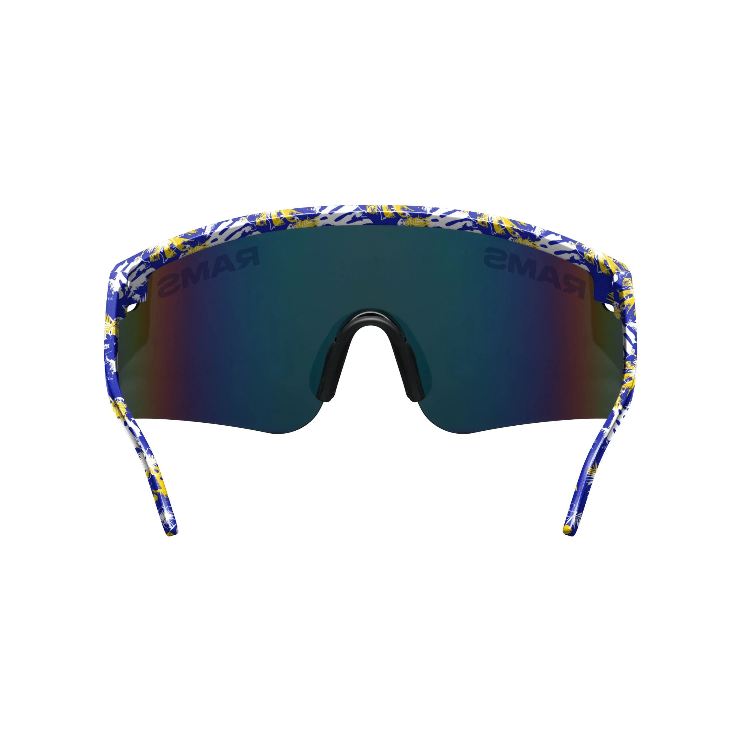 Los Angeles Rams NFL Floral Large Frame Sunglasses - Image 5