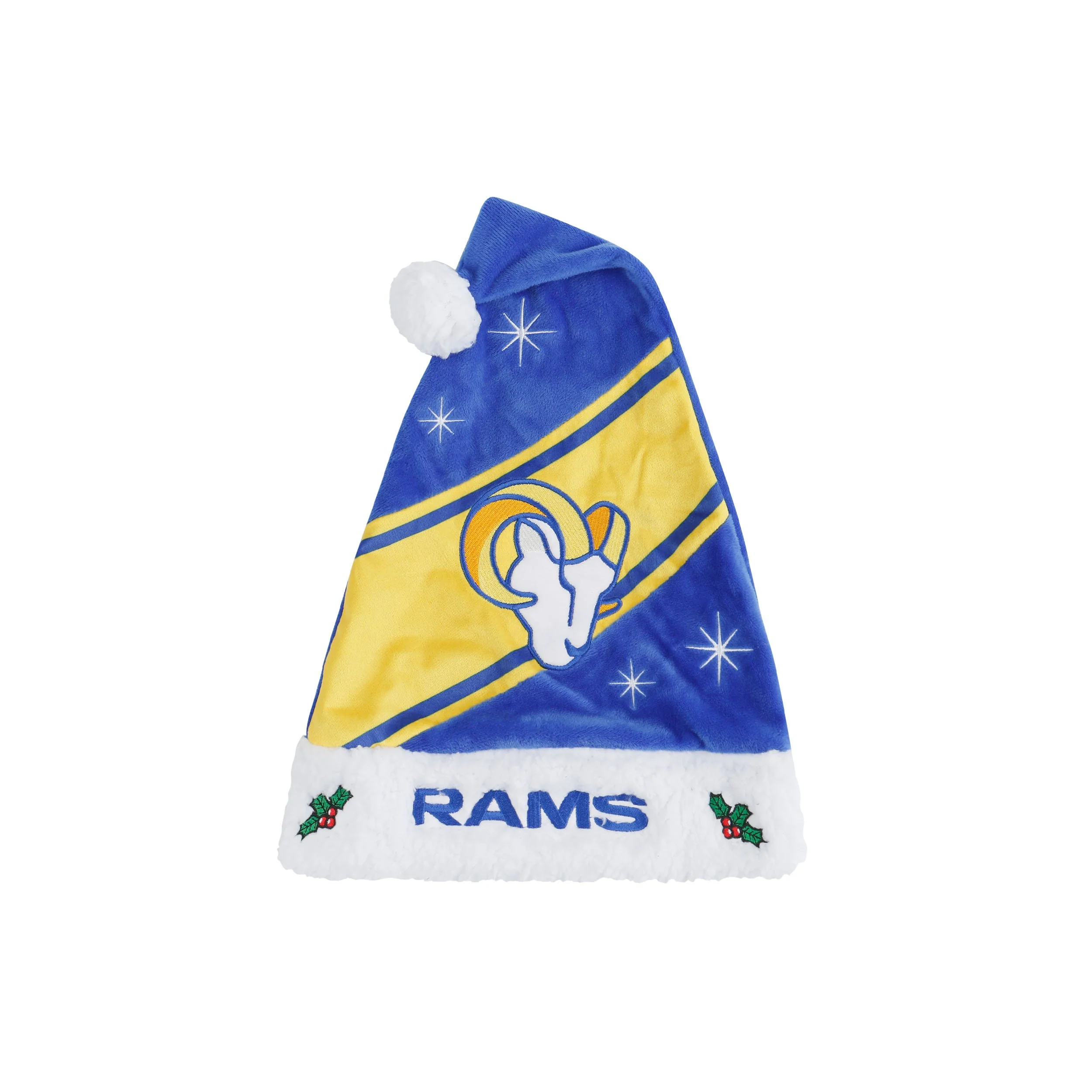 Los Angeles Rams NFL High End Santa Hat