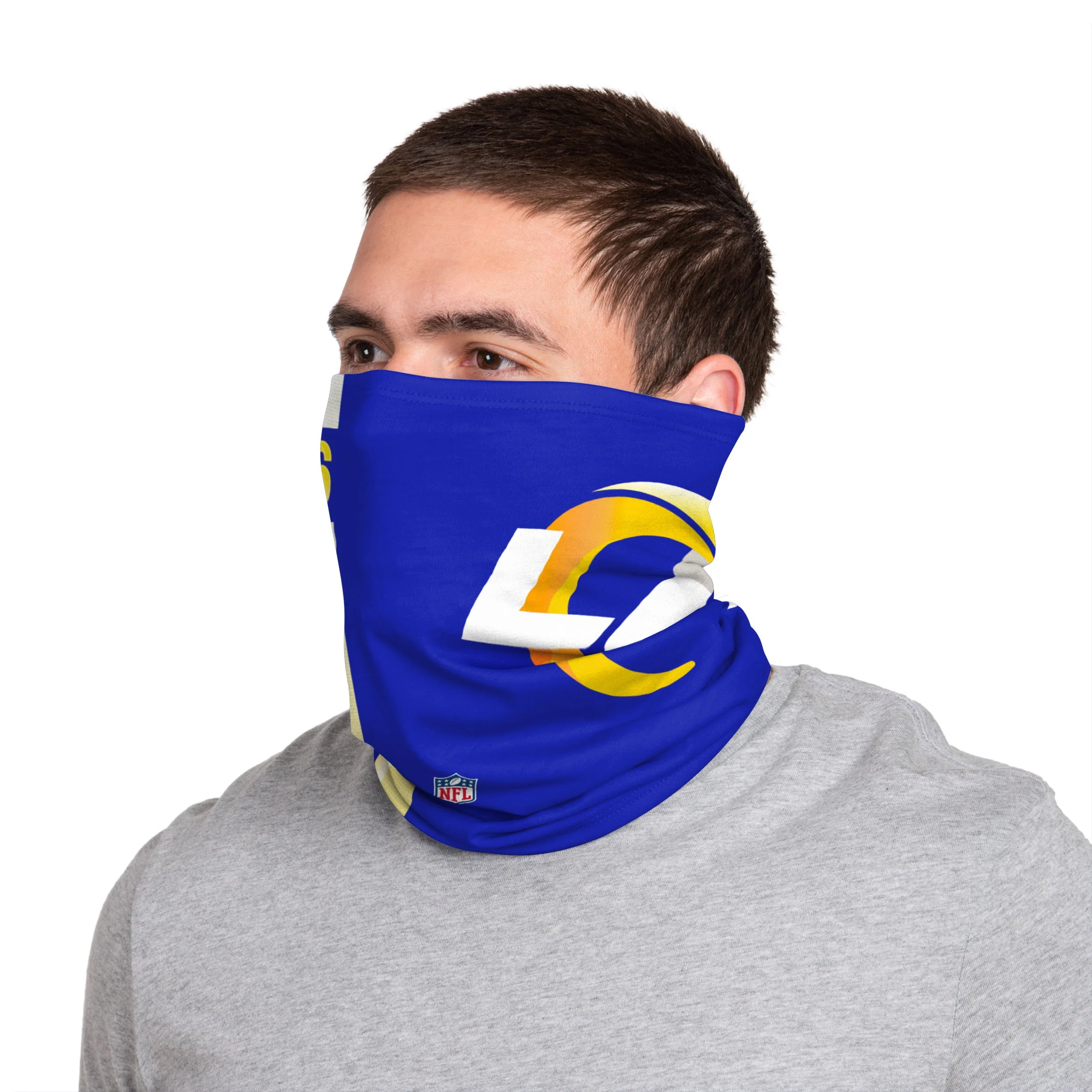 Los Angeles Rams NFL Jared Goff On-Field Sideline Logo Gaiter Scarf - Image 2