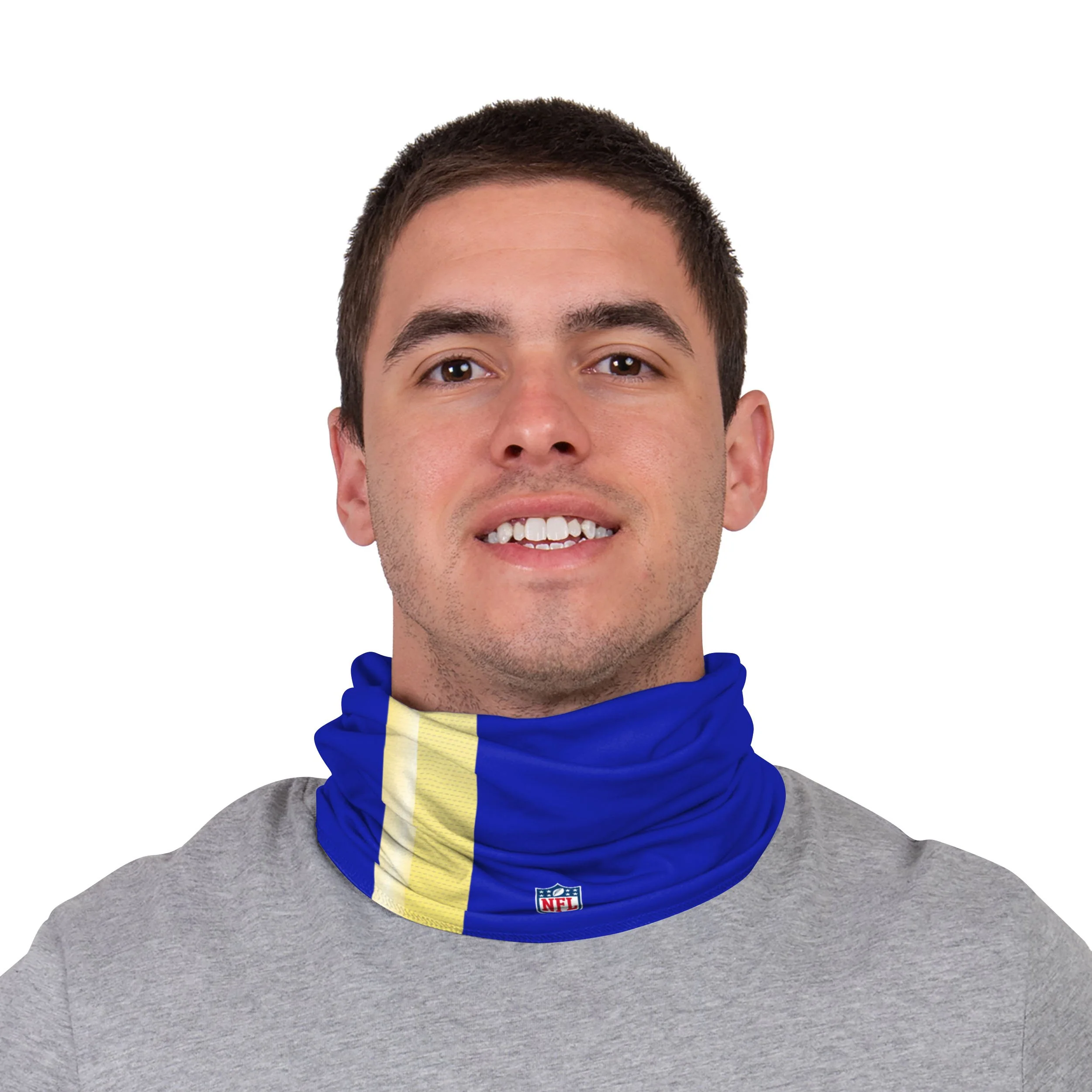 Los Angeles Rams NFL John Hekker On-Field Sideline Logo Gaiter Scarf - Image 3