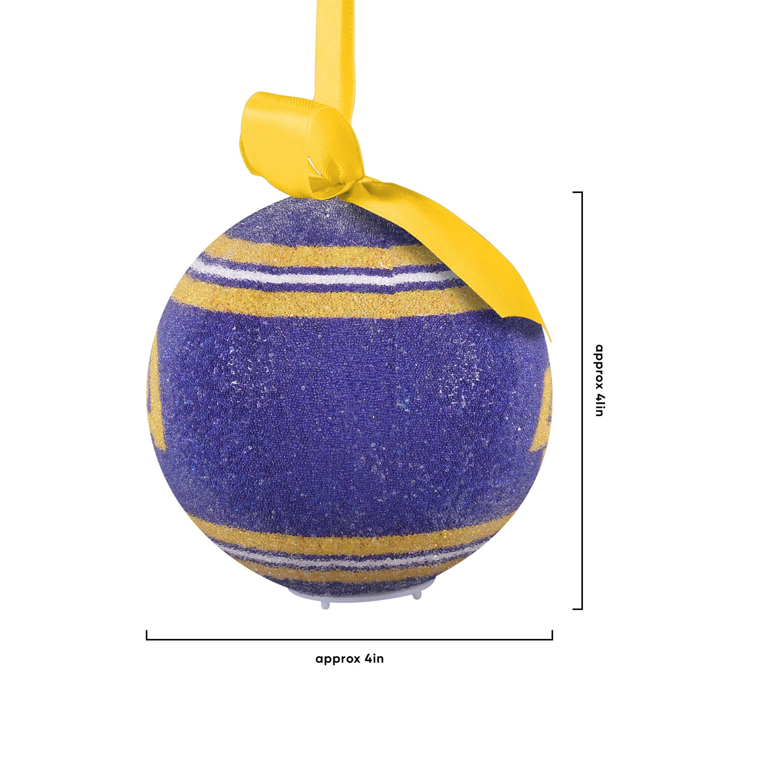 Los Angeles Rams NFL LED Shatterproof Ball Ornament - Image 4