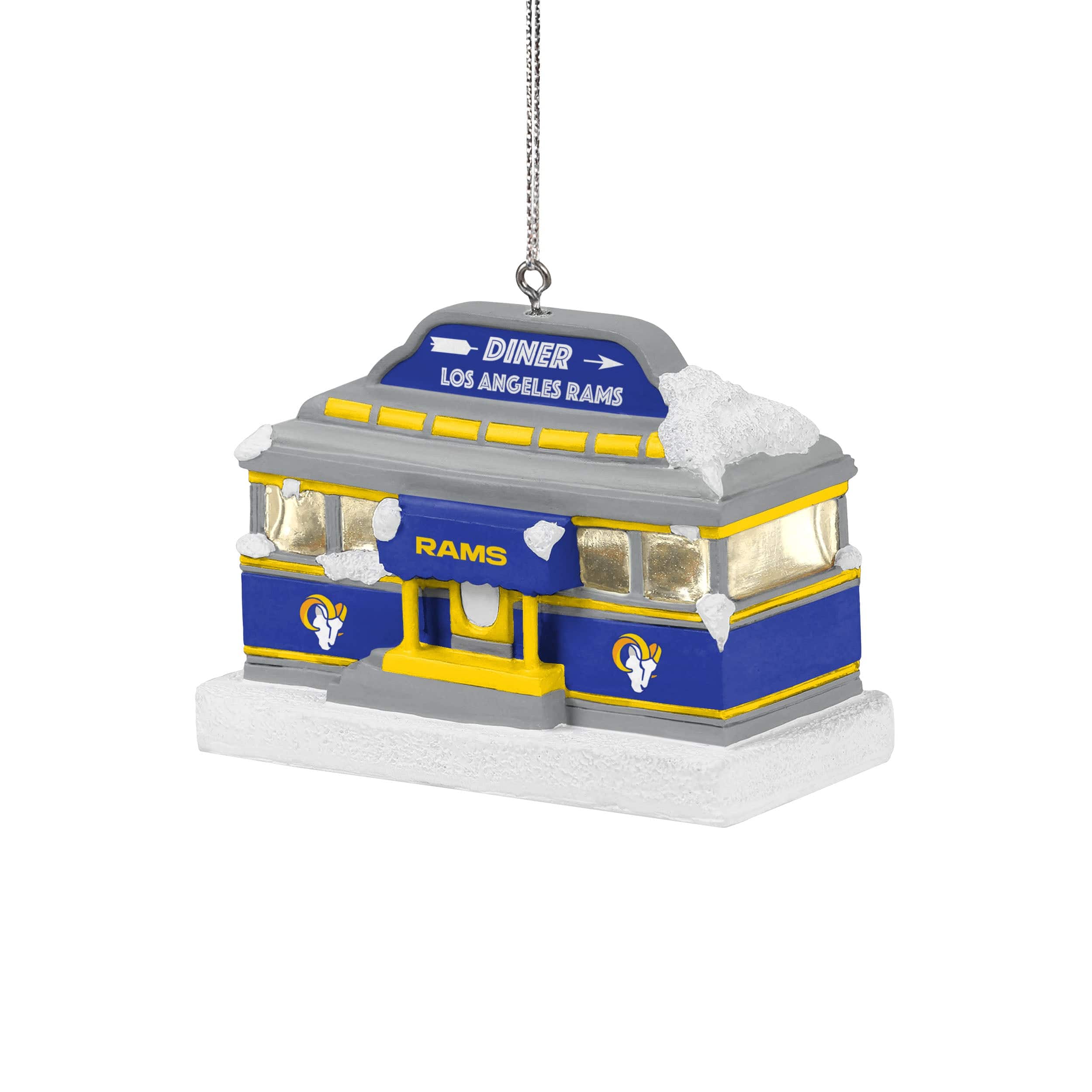 Los Angeles Rams NFL Light Up Diner Ornament - Image 2