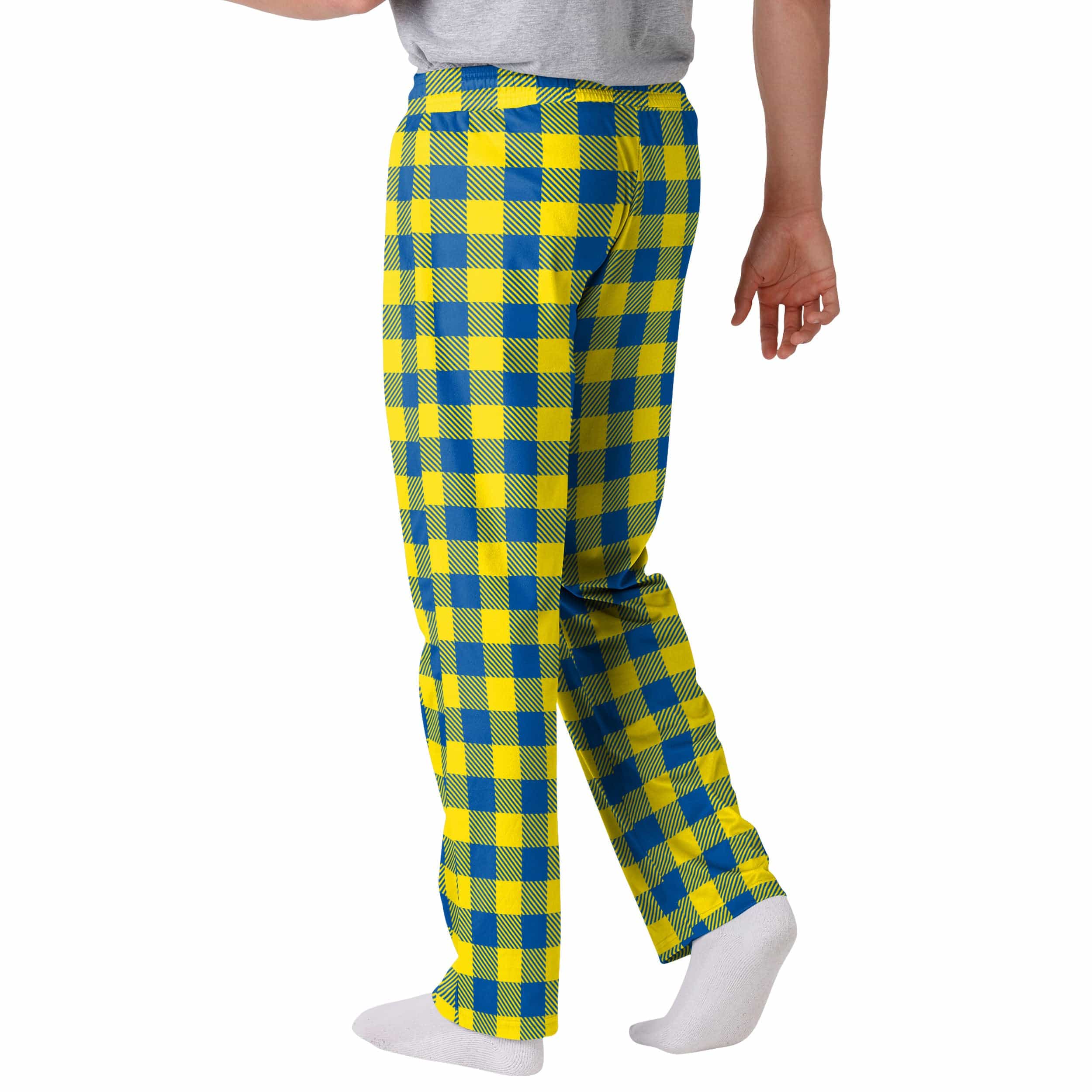 Los Angeles Rams NFL Mens Buffalo Check Lounge Pants - Image 2