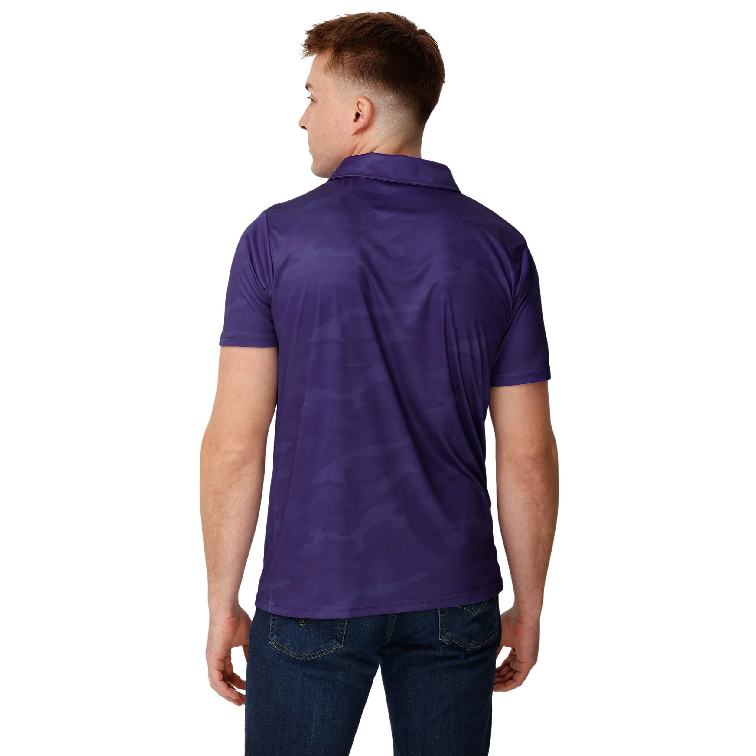 Los Angeles Rams NFL Mens Color Camo Polyester Polo - Image 3