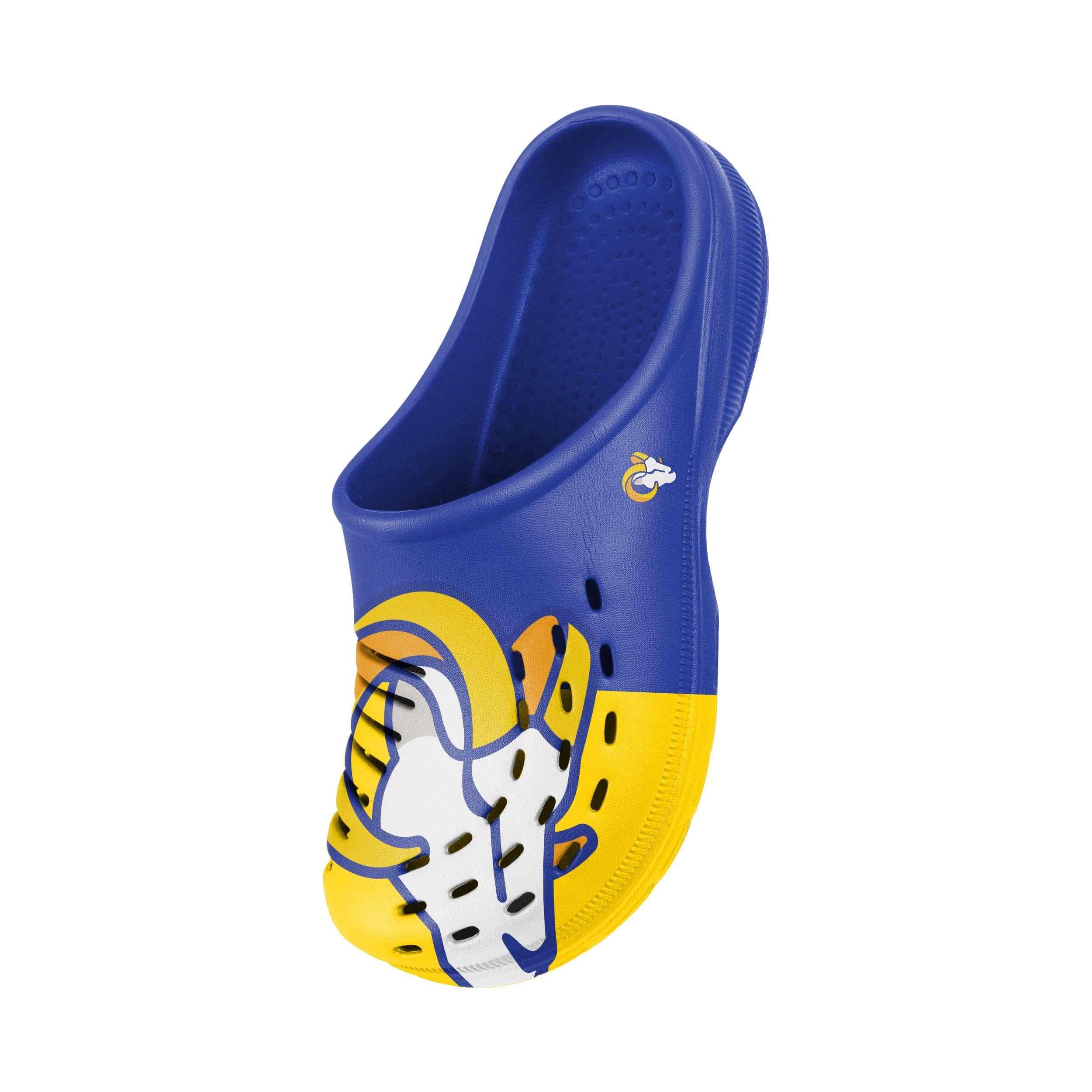 Los Angeles Rams NFL Mens Colorblock Big Logo Clog - Image 3