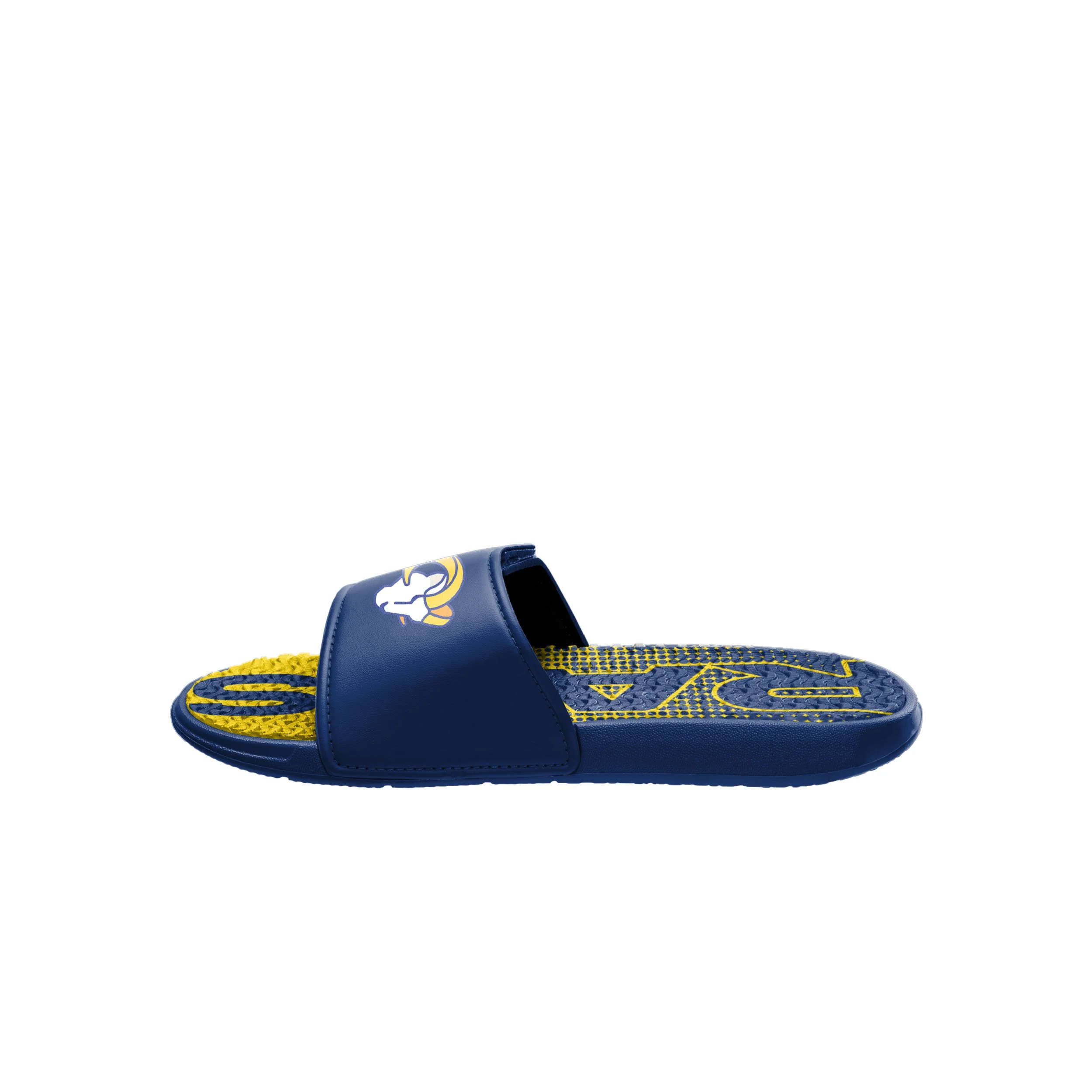 Los Angeles Rams NFL Mens Gradient Wordmark Gel Slide - Image 4