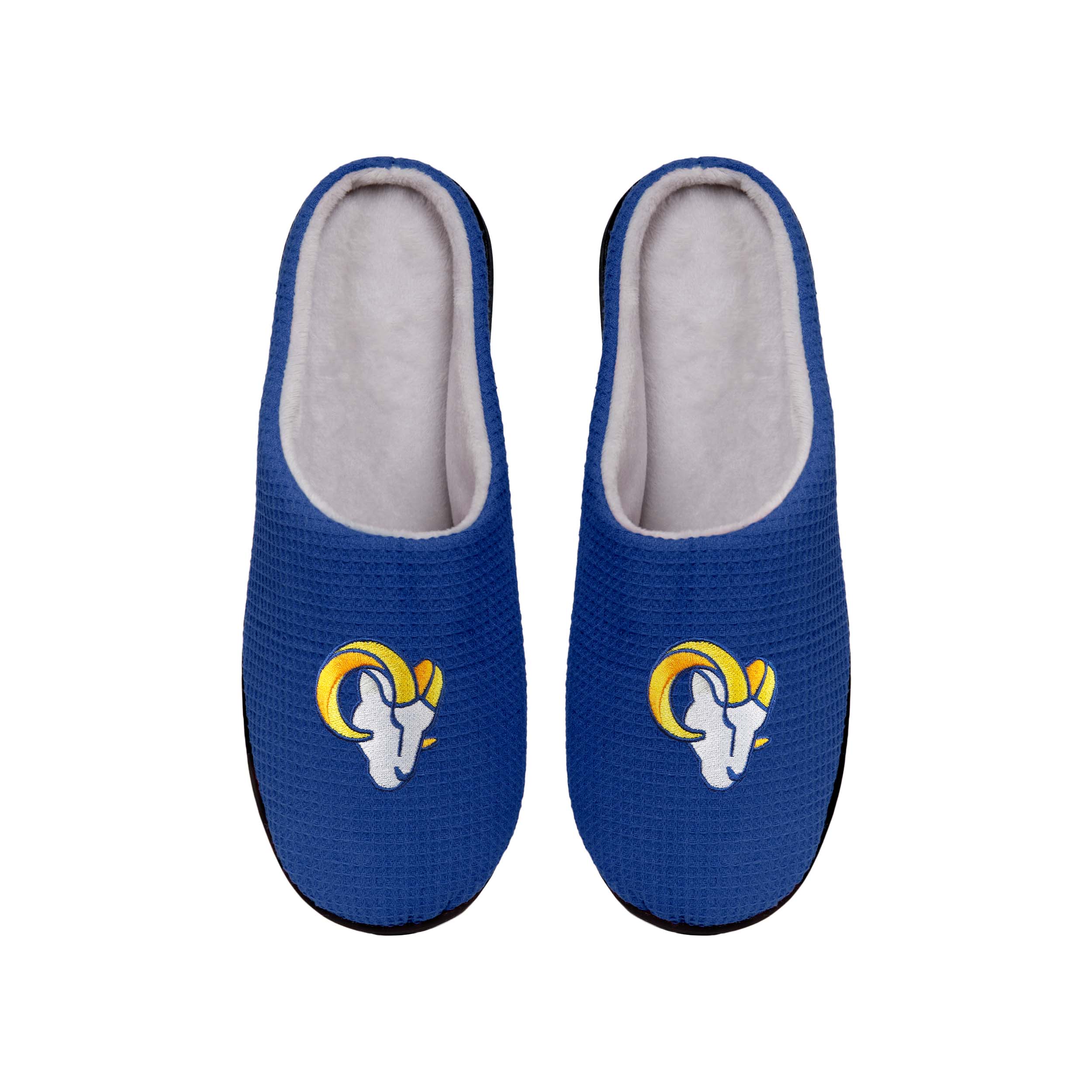 Los Angeles Rams NFL Mens Memory Foam Slide Slippers - Image 2