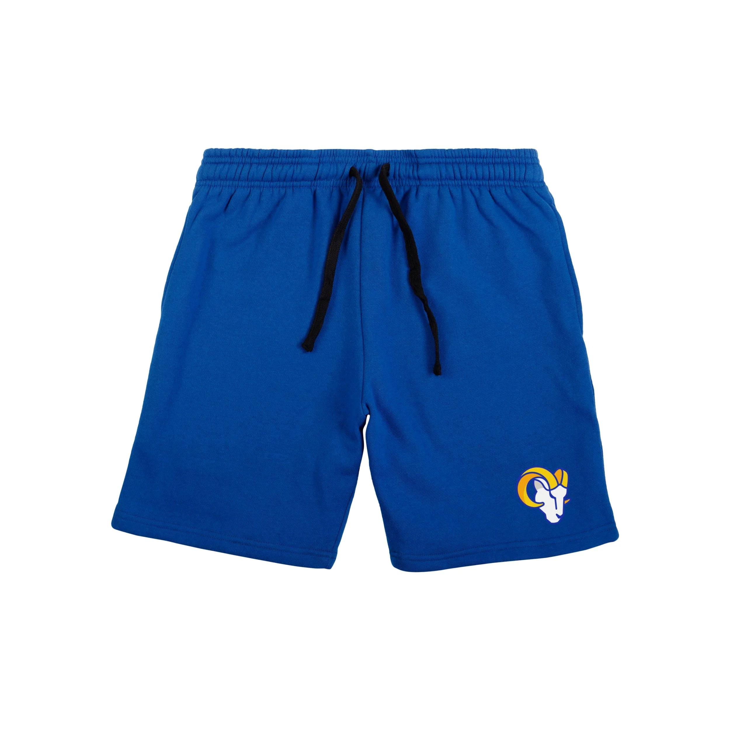 Los Angeles Rams NFL Mens Solid Fleece Shorts - Image 3