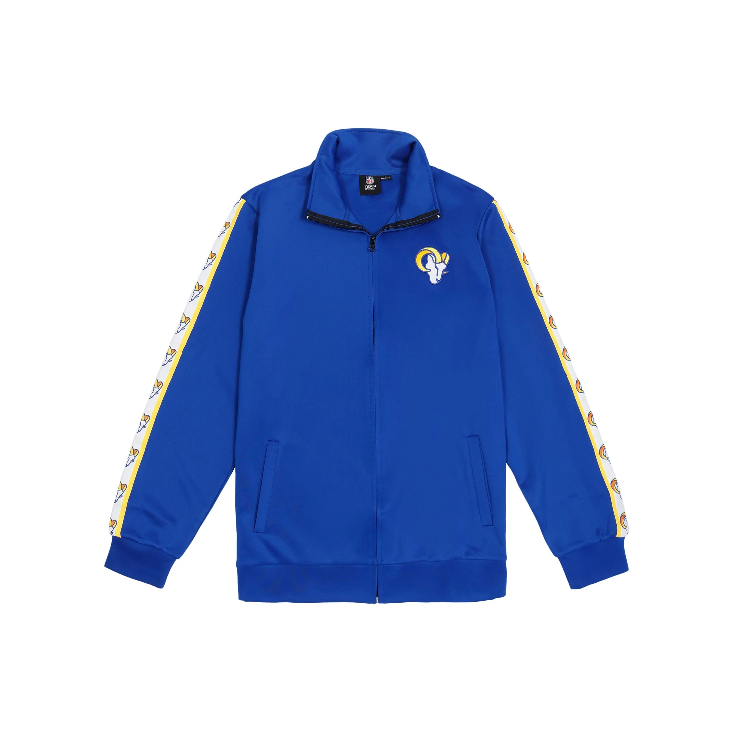 Los Angeles Rams NFL Mens Stripe Logo Track Jacket - Image 6