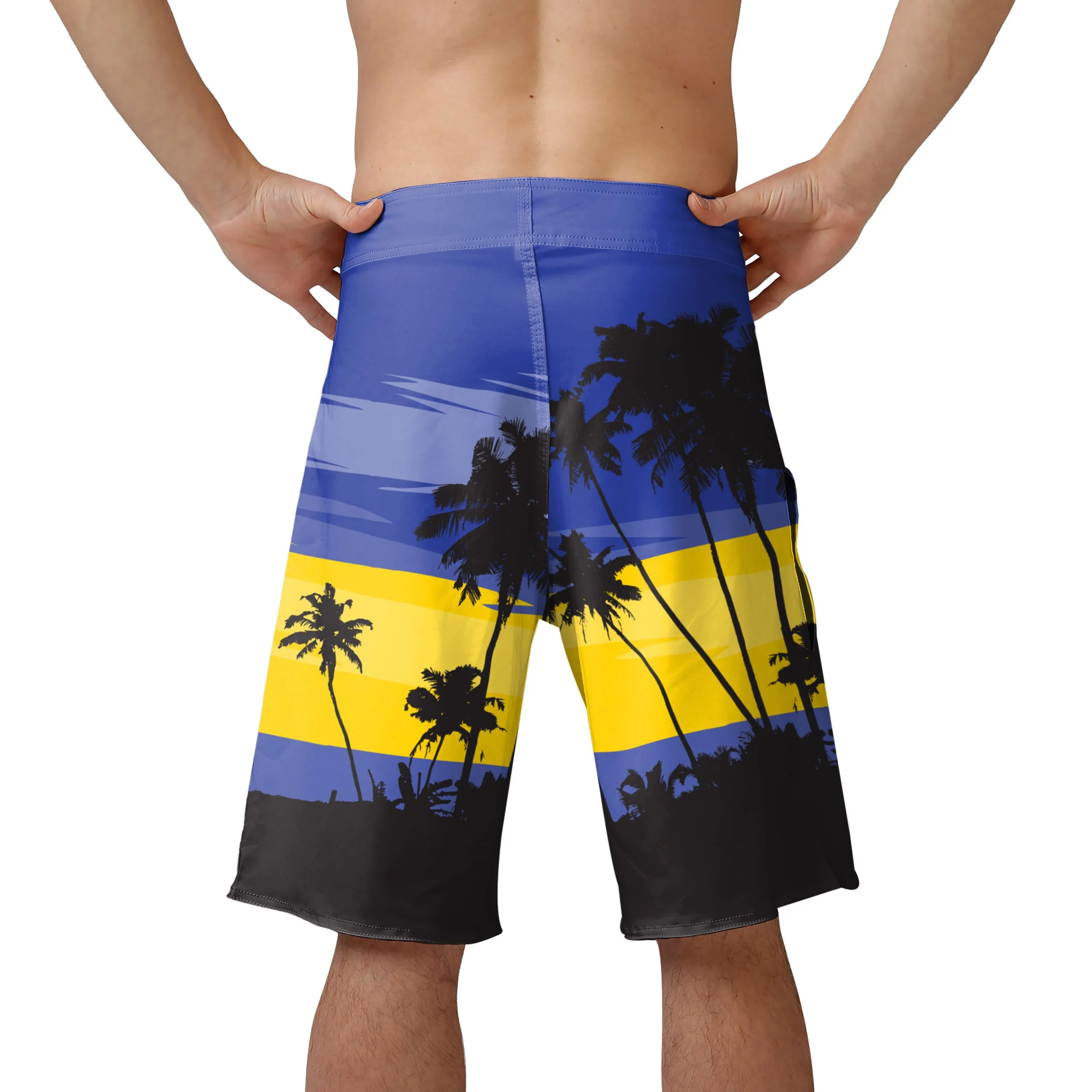 Los Angeles Rams NFL Mens Sunset Boardshorts - Image 3