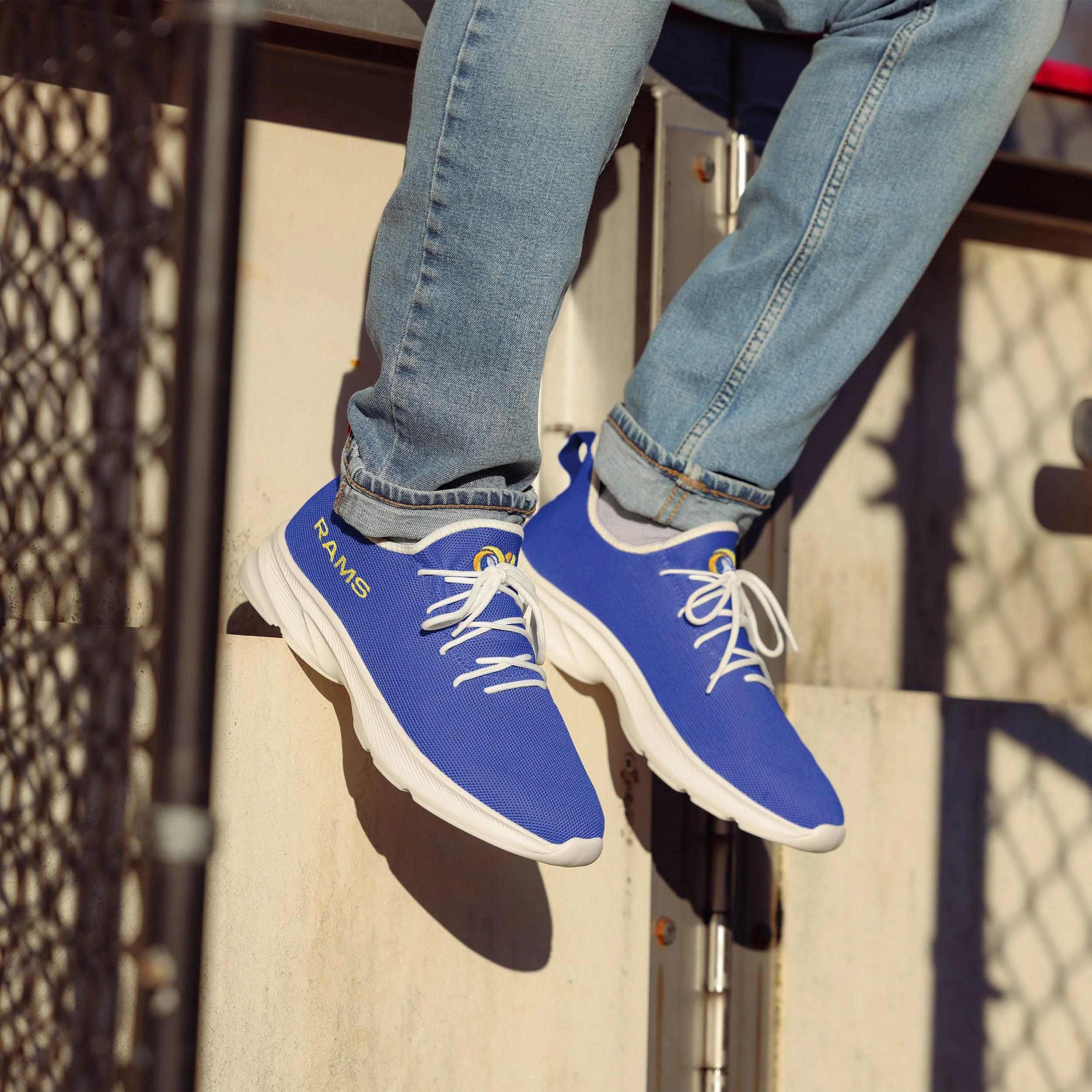 Los Angeles Rams NFL Mens Team Color Sneakers - Image 4
