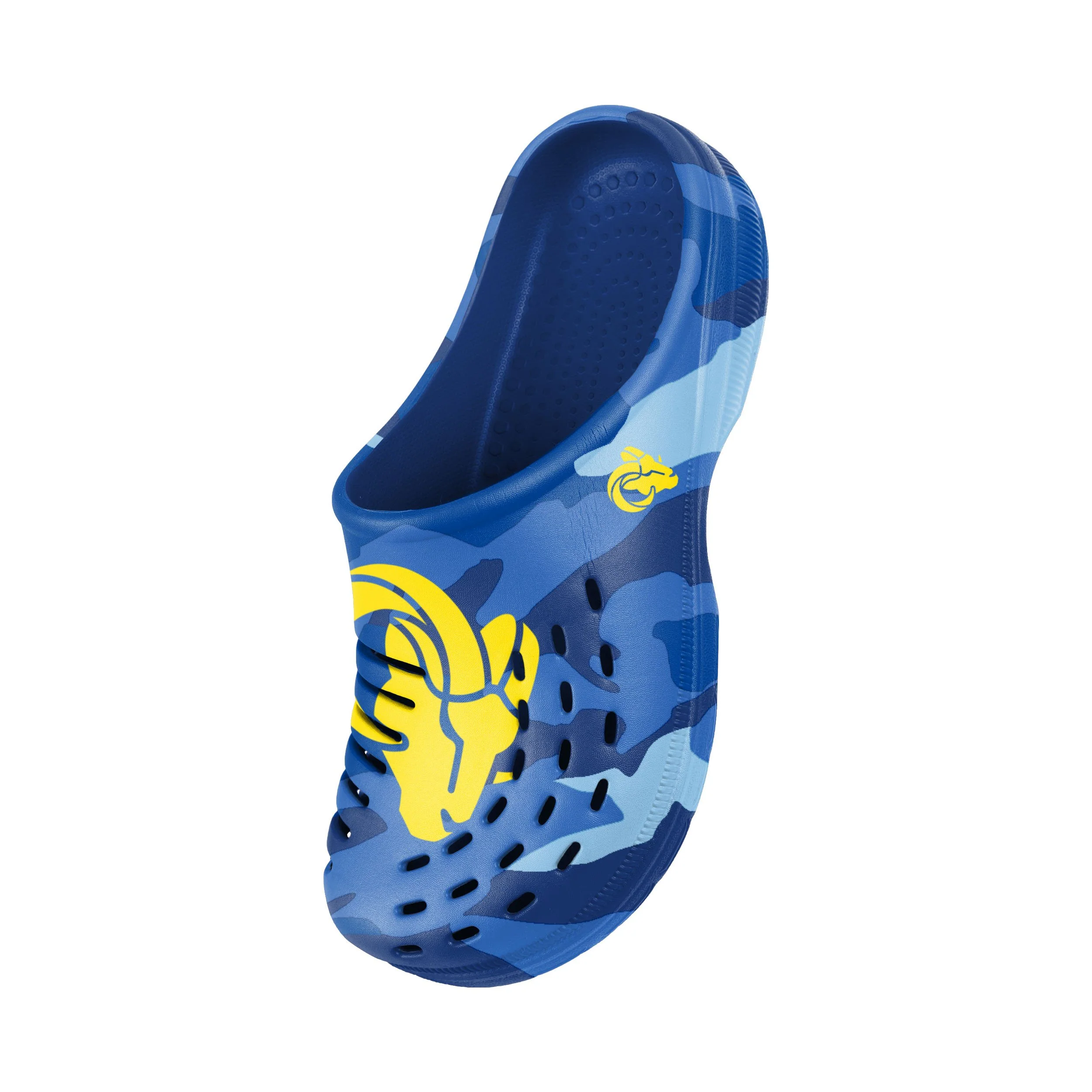 Los Angeles Rams NFL Mens Tonal Camo Clog - Image 3