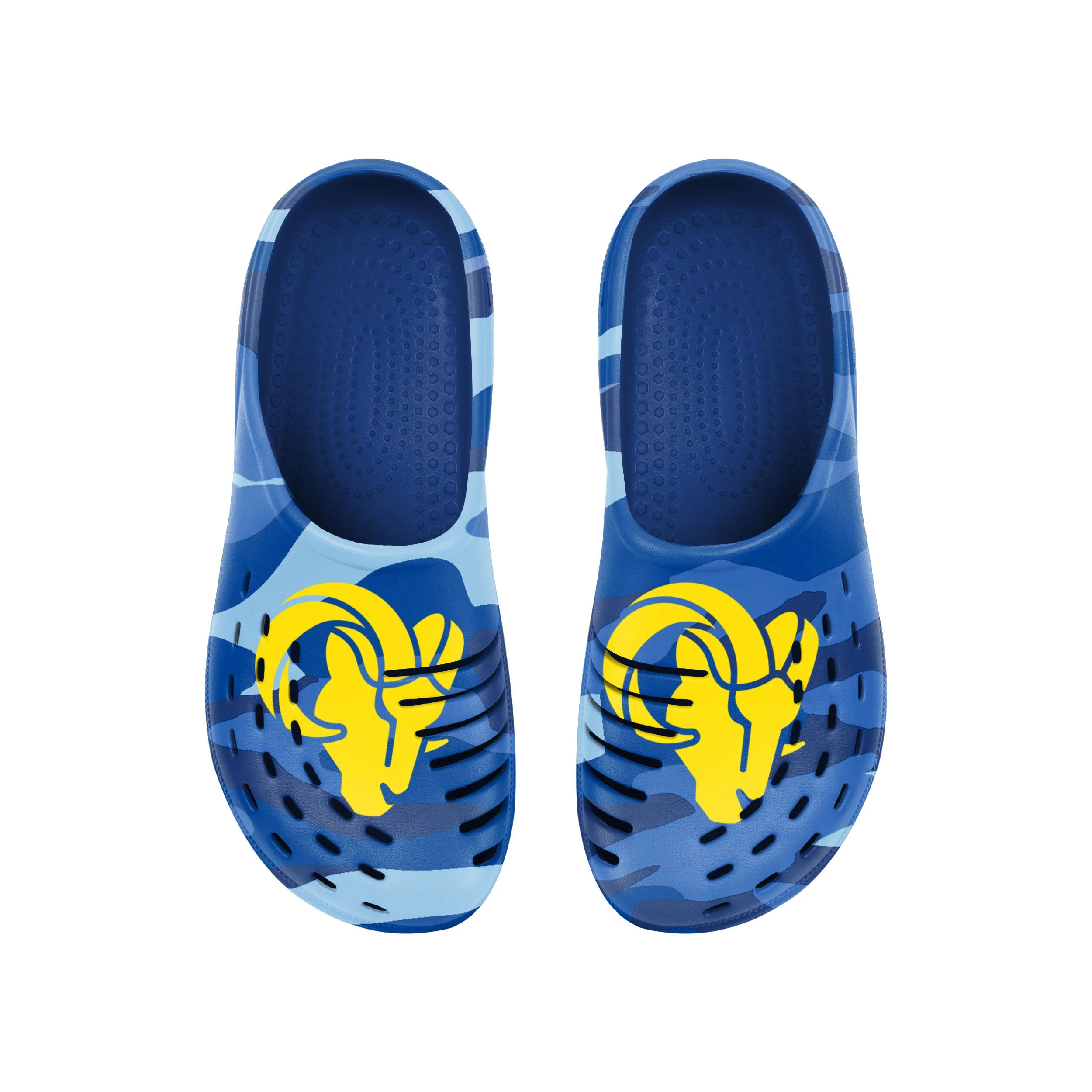 Los Angeles Rams NFL Mens Tonal Camo Clog - Image 4